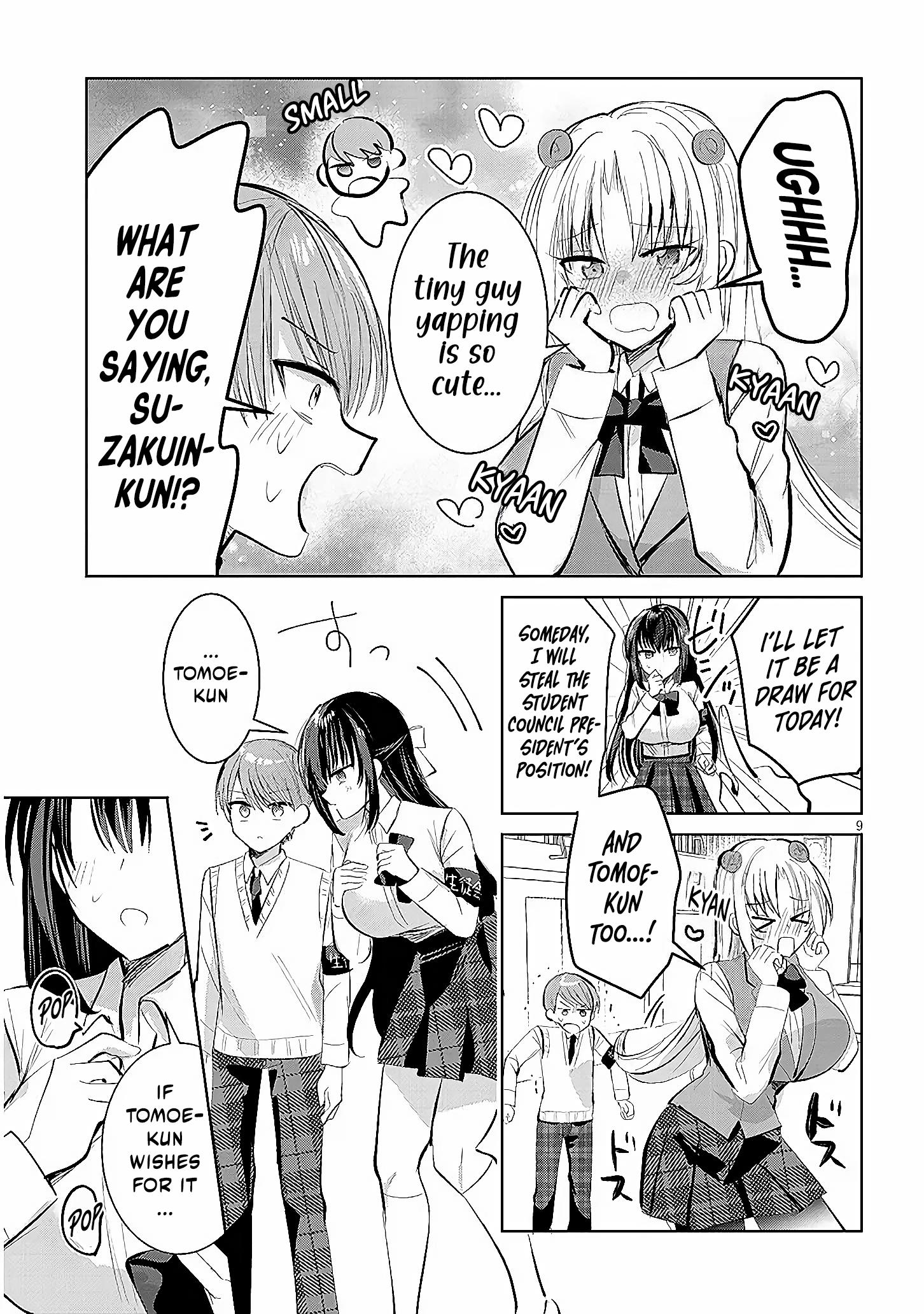 The President Who Can't Say No Wants to Do It Only for Tomoe-Kun - Chapter 8 - Page 10