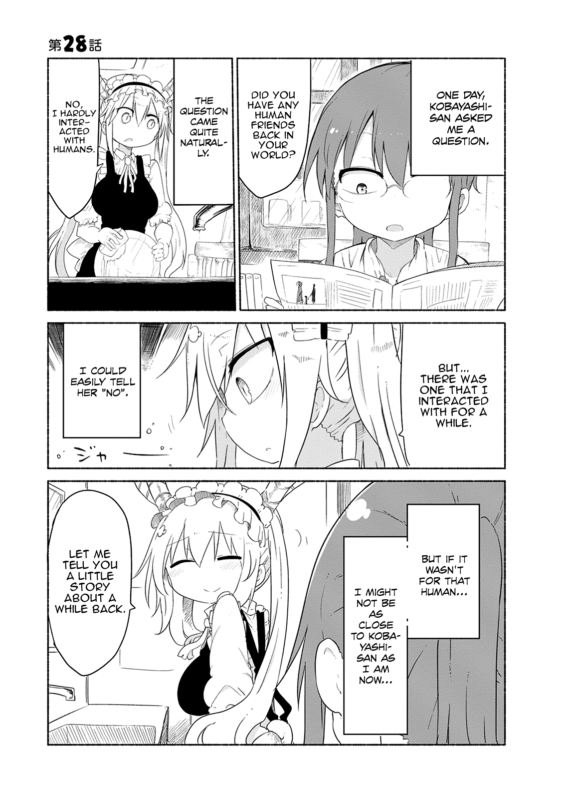 Miss Kobayashi's Dragon Maid - Chapter 28 - Page 2