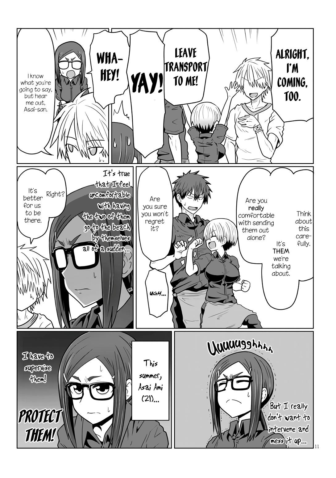 Uzaki-chan Wants to Hang Out! - Chapter 18 - Page 11