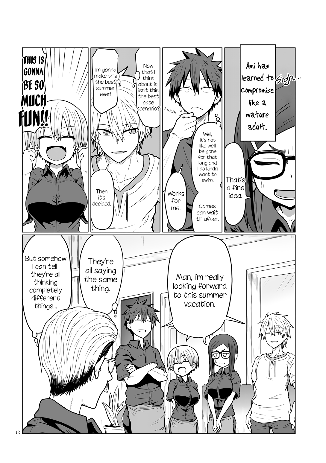Uzaki-chan Wants to Hang Out! - Chapter 18 - Page 12