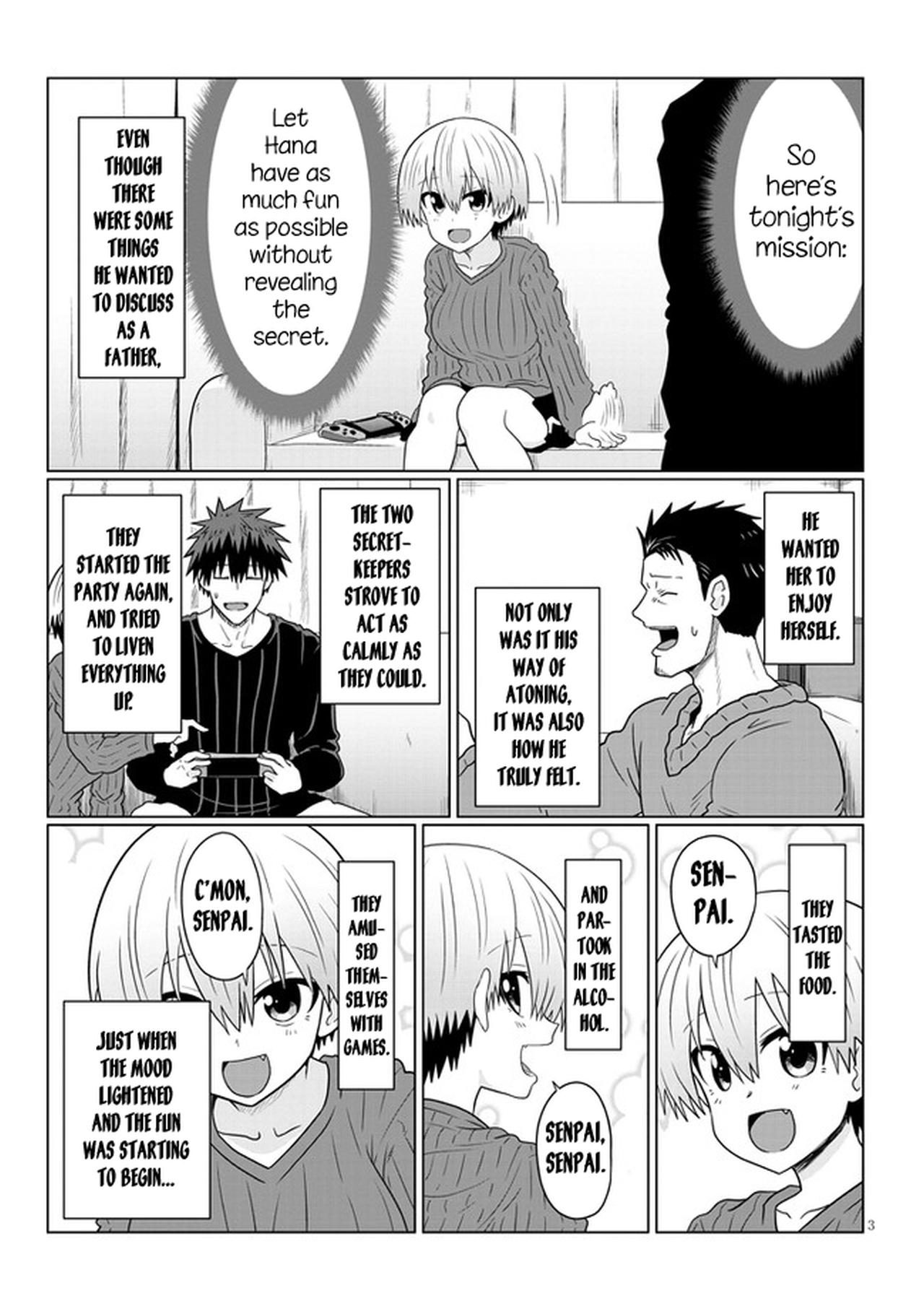 Uzaki-chan Wants to Hang Out! - Chapter 66 - Page 3