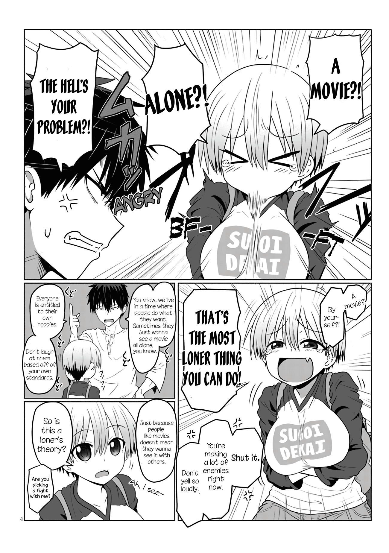 Uzaki-chan Wants to Hang Out! - Chapter 2 - Page 4