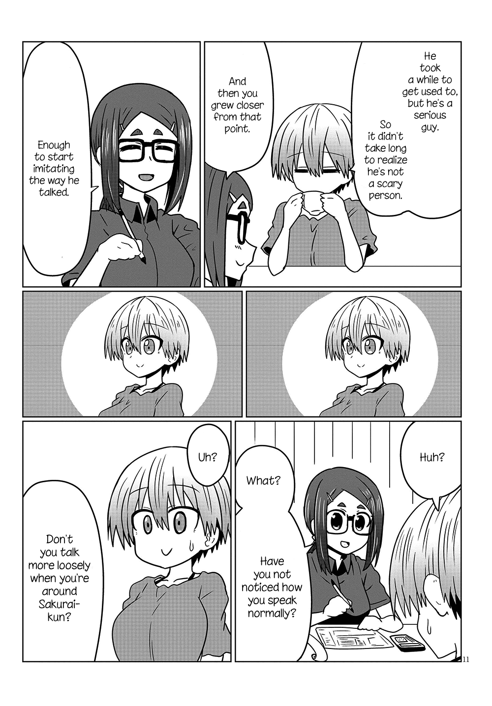 Uzaki-chan Wants to Hang Out! - Chapter 30 - Page 11