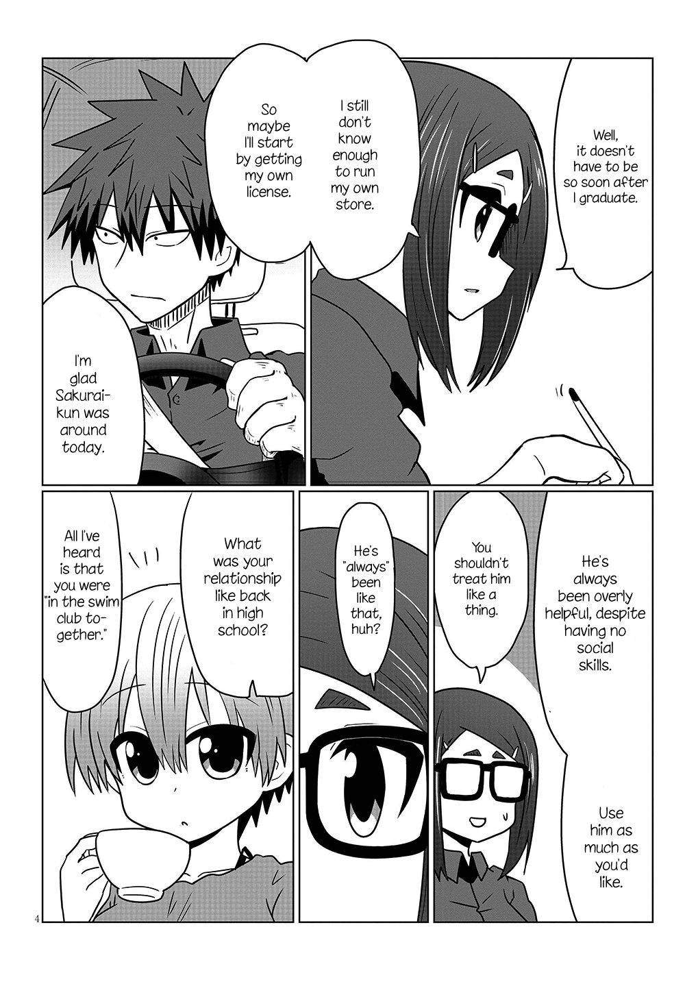 Uzaki-chan Wants to Hang Out! - Chapter 30 - Page 4