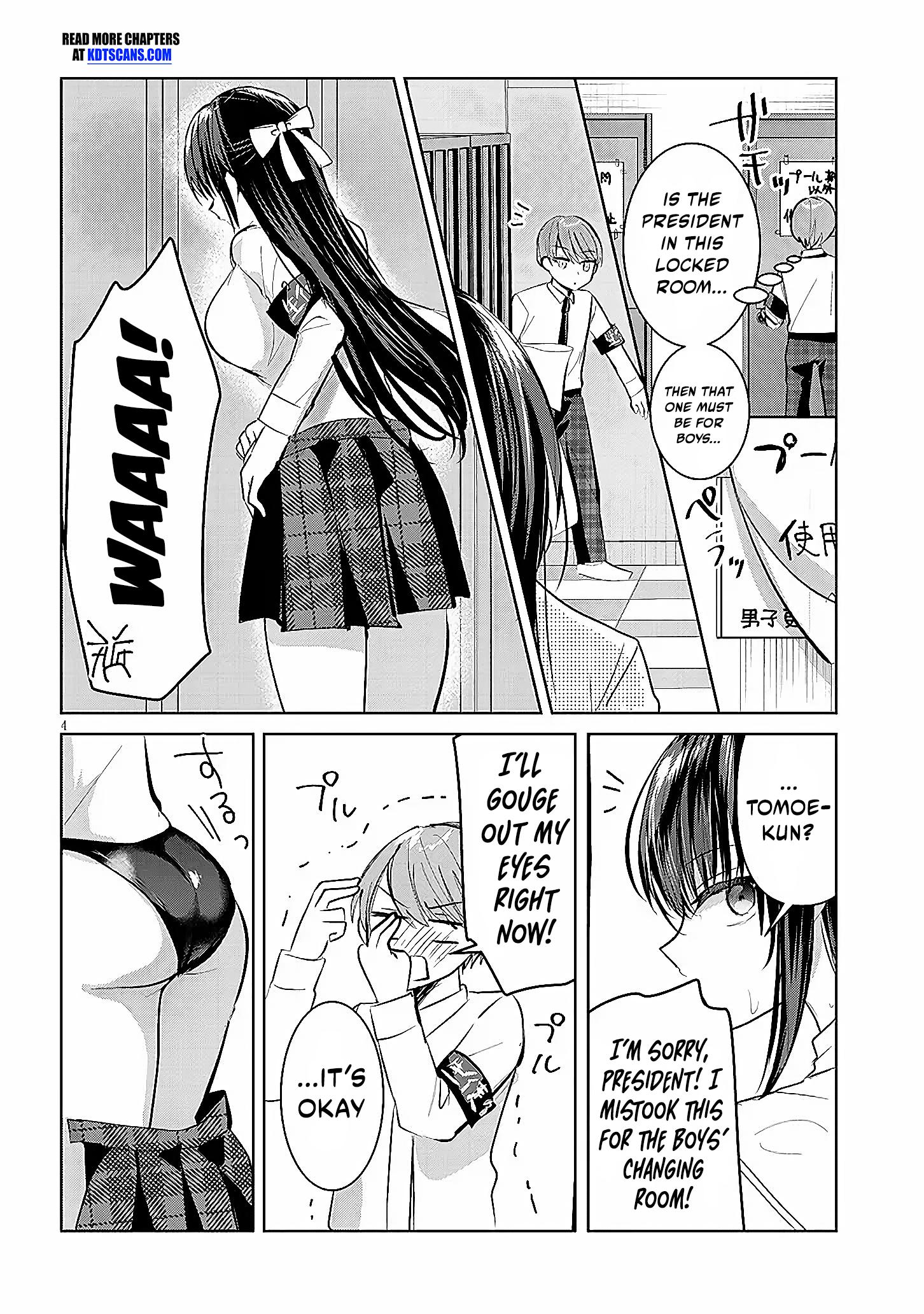 The President Who Can't Say No Wants to Do It Only for Tomoe-Kun - Chapter 6 - Page 5