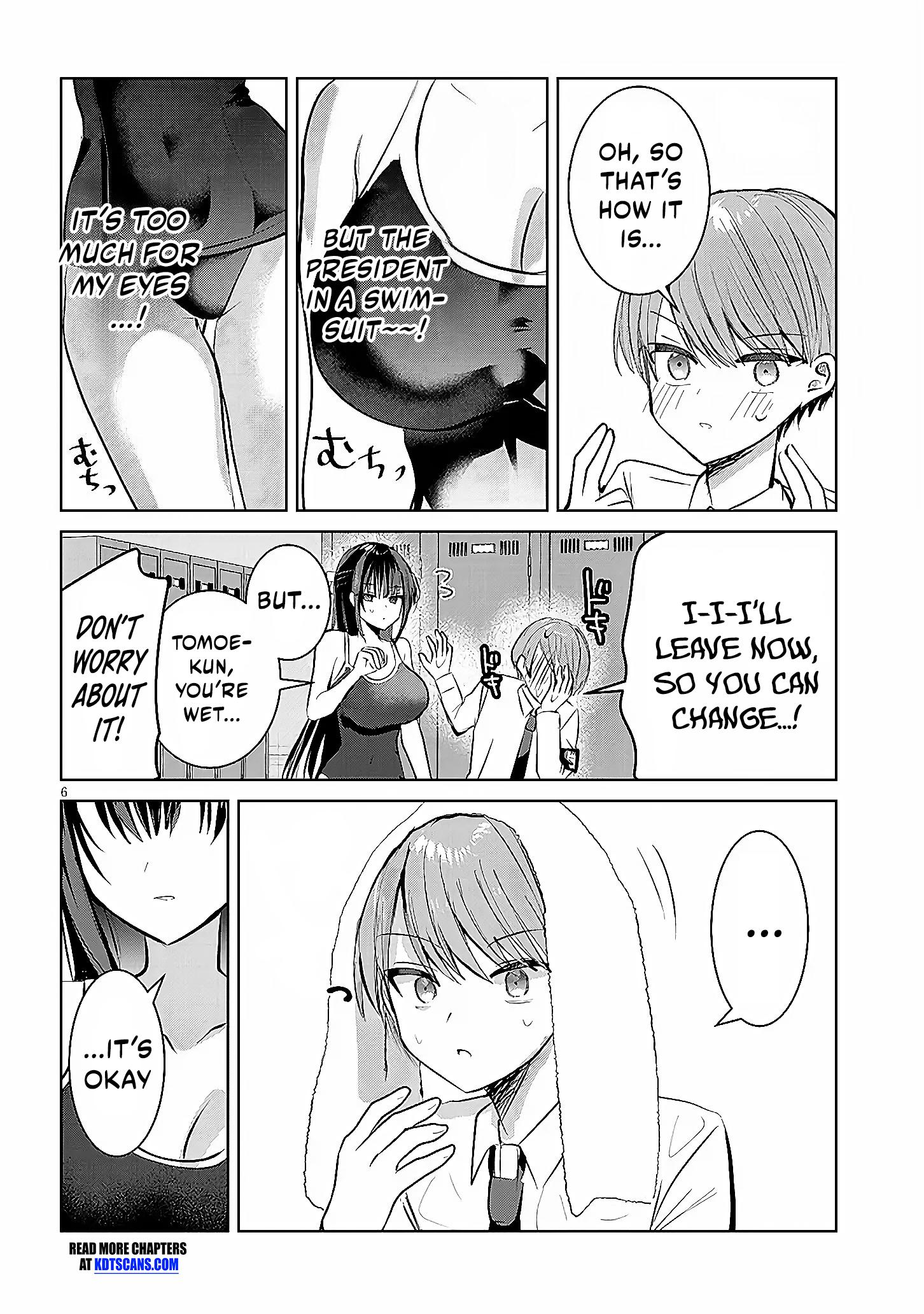 The President Who Can't Say No Wants to Do It Only for Tomoe-Kun - Chapter 6 - Page 7