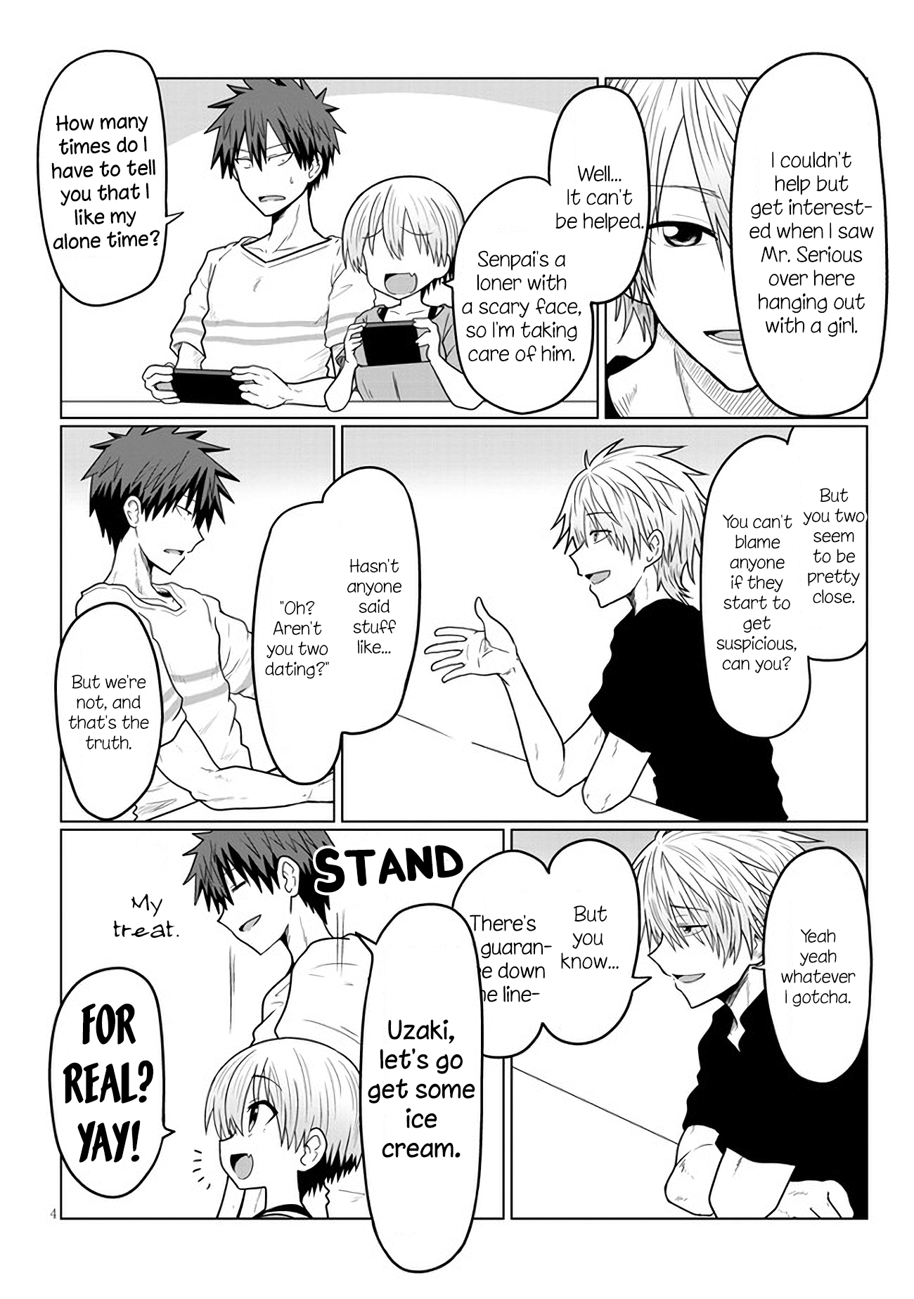 Uzaki-chan Wants to Hang Out! - Chapter 16 - Page 4