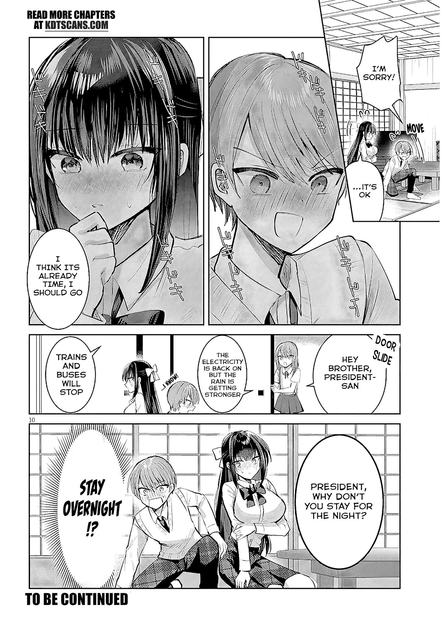 The President Who Can't Say No Wants to Do It Only for Tomoe-Kun - Chapter 14 - Page 12