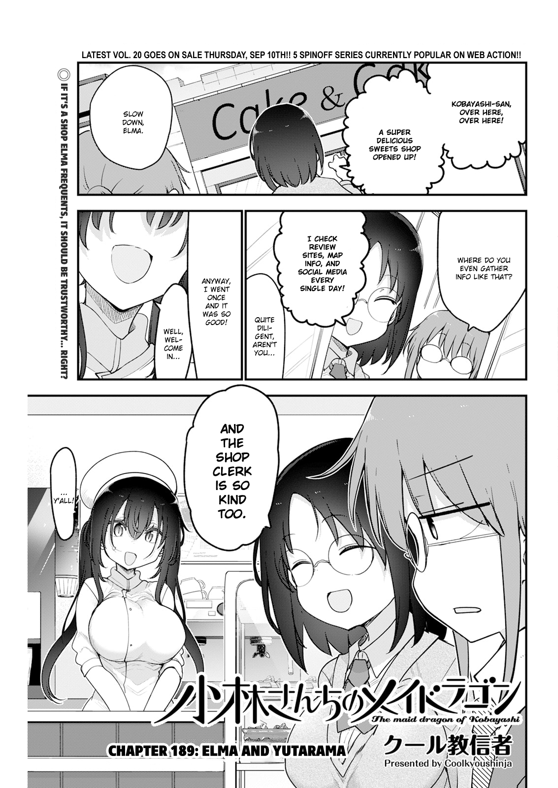 Miss Kobayashi's Dragon Maid - Chapter 189 - Page 1
