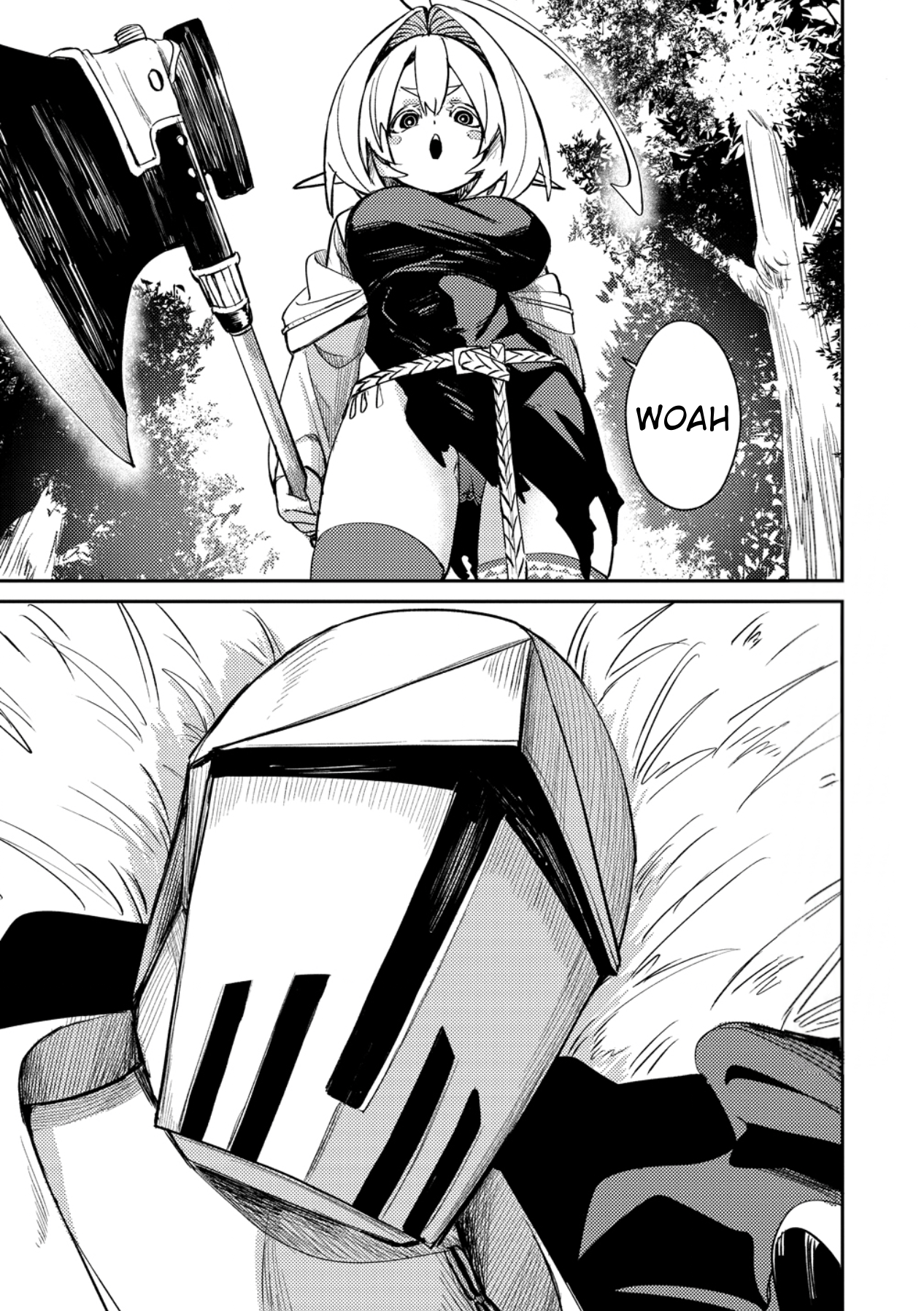 The Elf Picked Up the Heavy Knight - Chapter 1 - Page 1