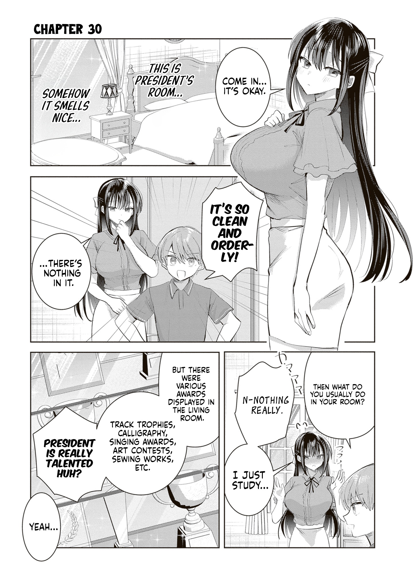 The President Who Can't Say No Wants to Do It Only for Tomoe-Kun - Chapter 30 - Page 2