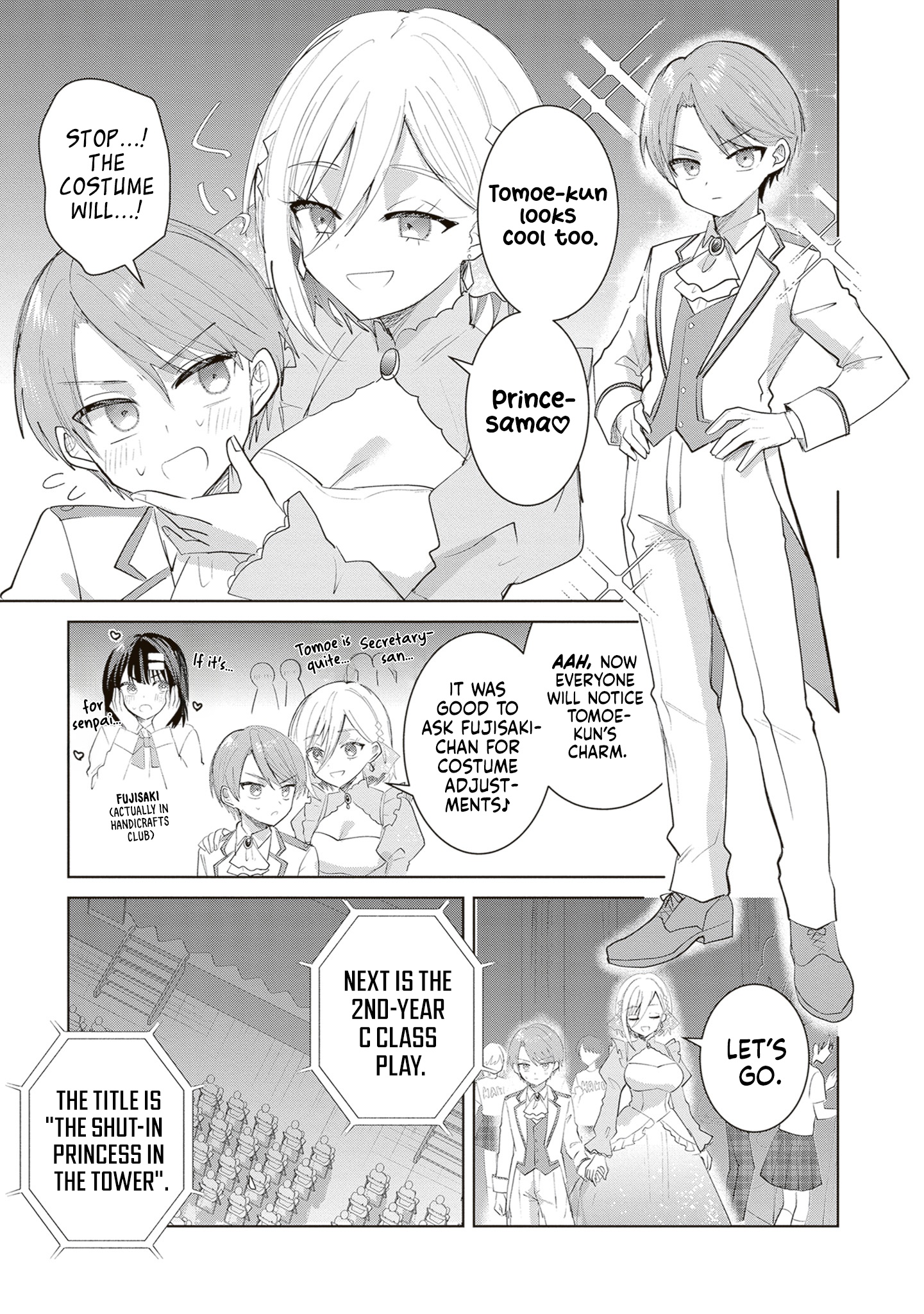 The President Who Can't Say No Wants to Do It Only for Tomoe-Kun - Chapter 39 - Page 4