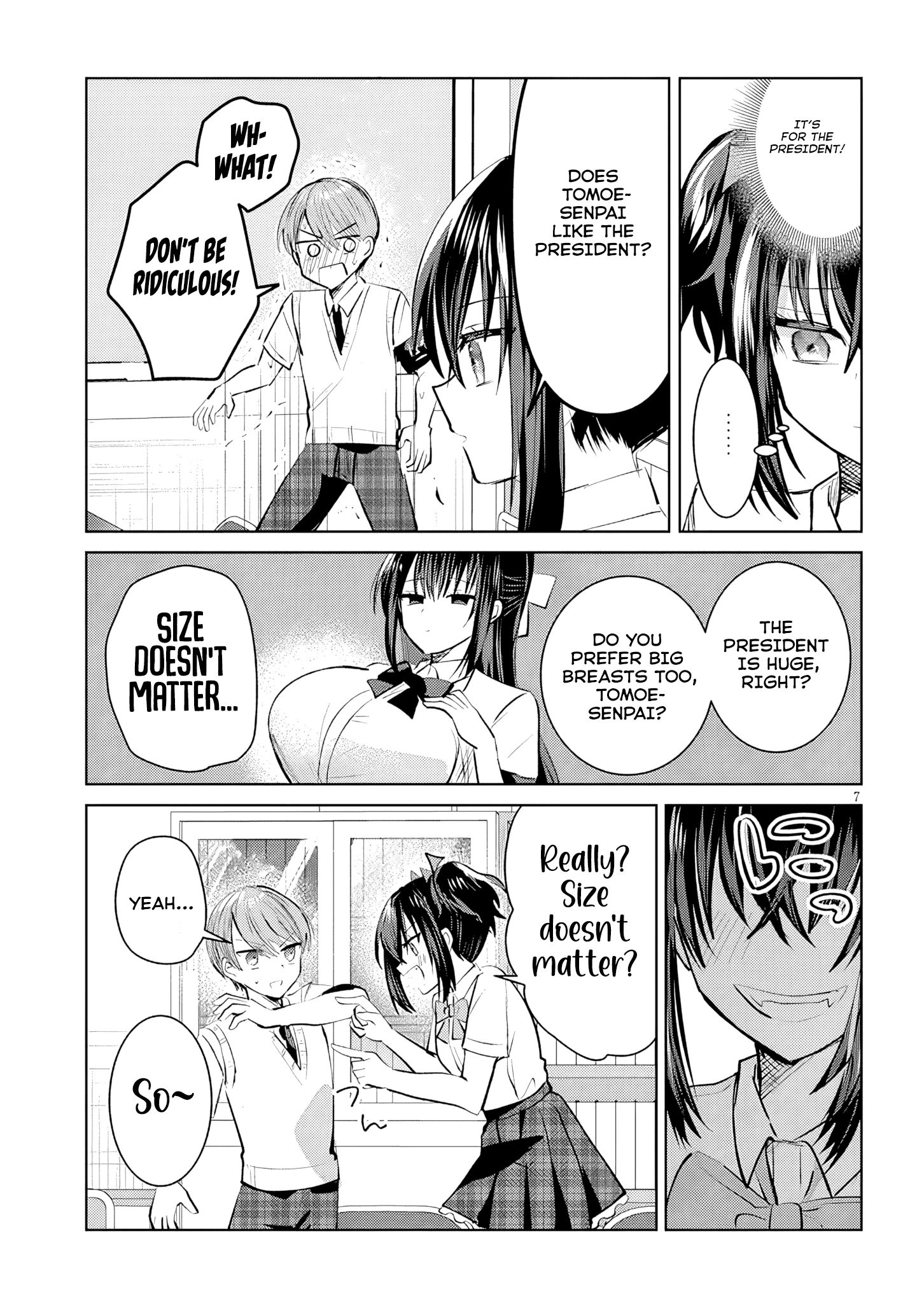 The President Who Can't Say No Wants to Do It Only for Tomoe-Kun - Chapter 18 - Page 8