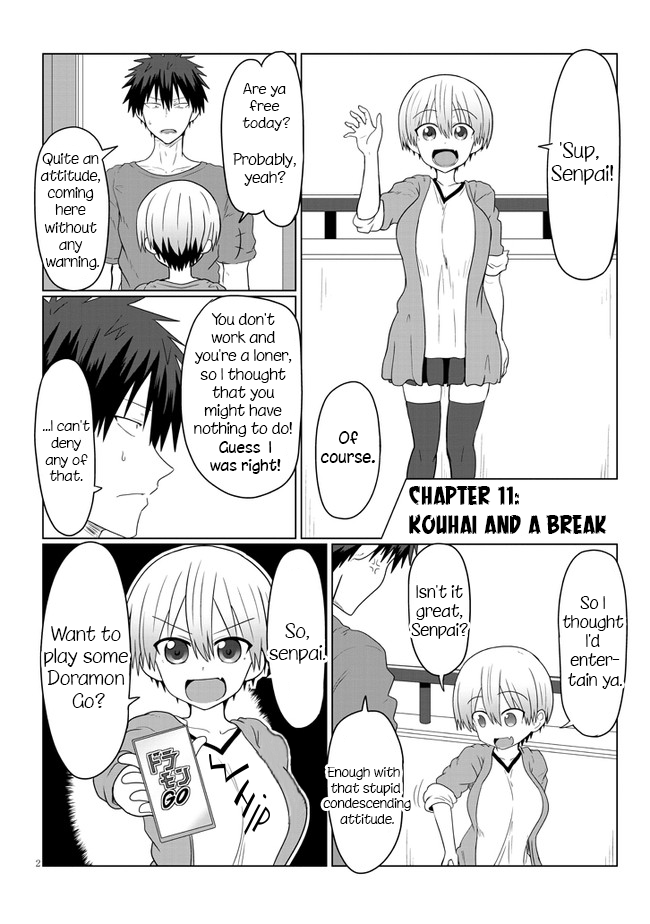 Uzaki-chan Wants to Hang Out! - Chapter 11 - Page 2