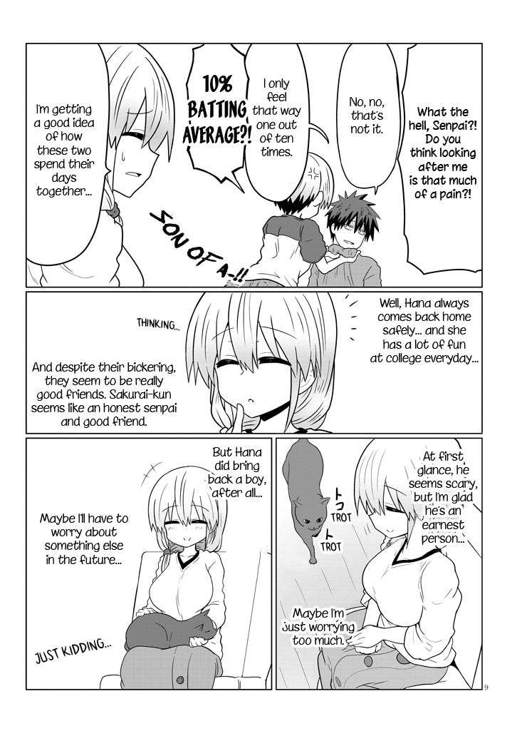 Uzaki-chan Wants to Hang Out! - Chapter 24 - Page 9