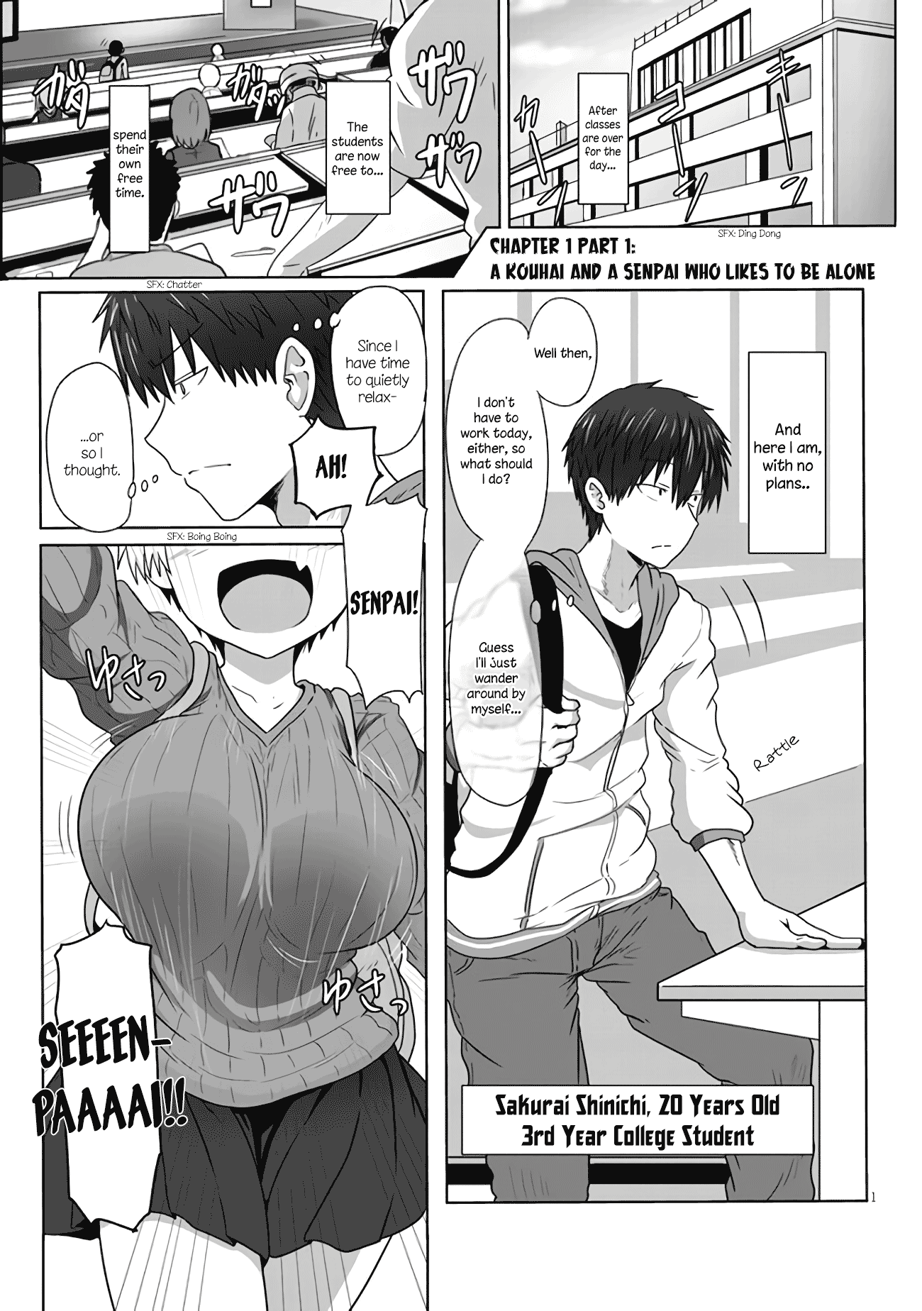 Uzaki-chan Wants to Hang Out! - Chapter 1.1 - Page 2