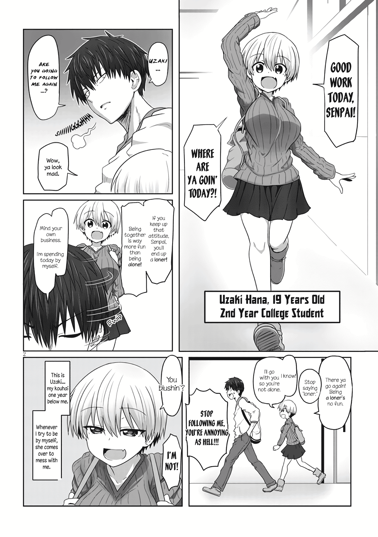 Uzaki-chan Wants to Hang Out! - Chapter 1.1 - Page 3
