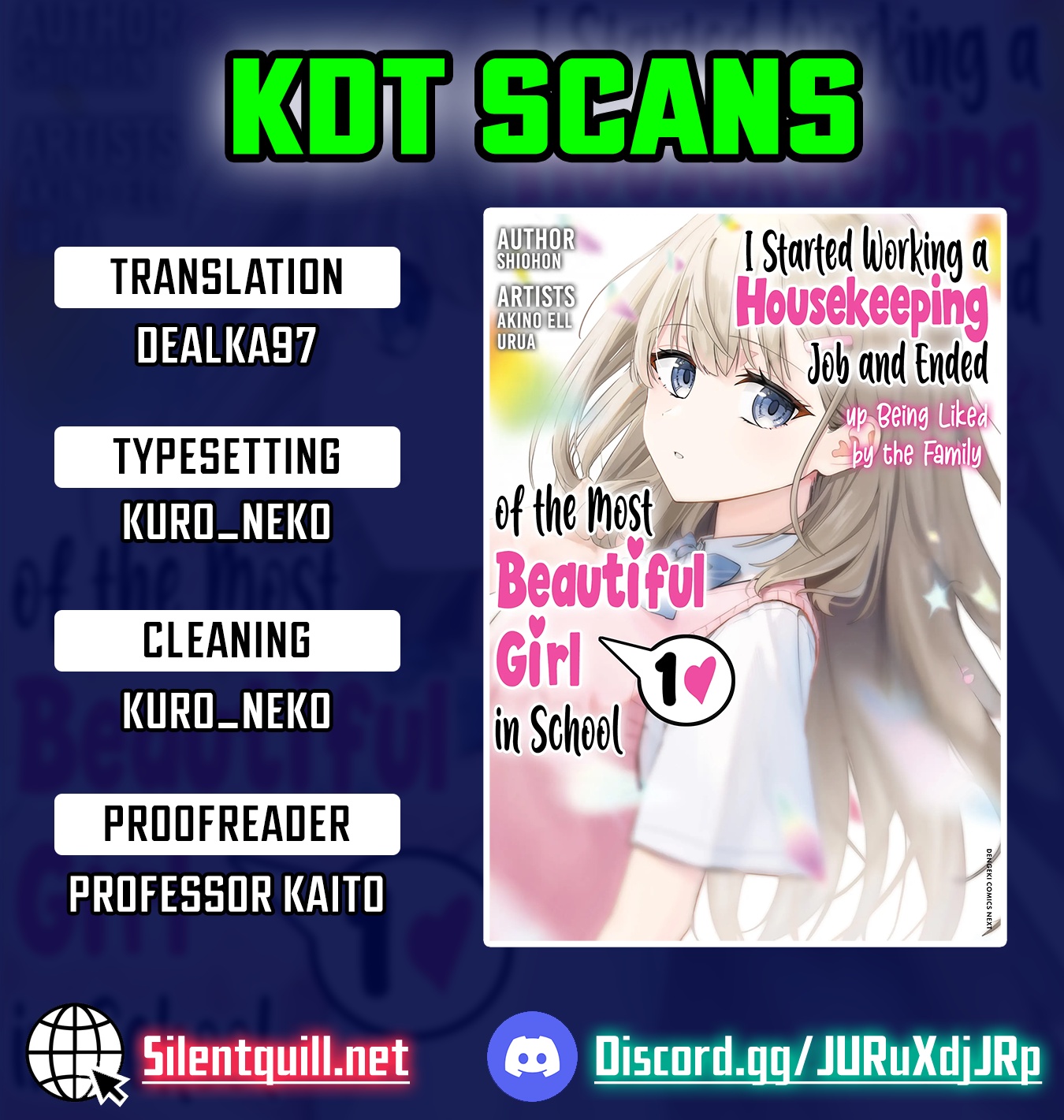 I Started Working a Housekeeping Job and Ended up Being Liked by the Family of the Most Beautiful Girl in School. - Chapter 11 - Page 1