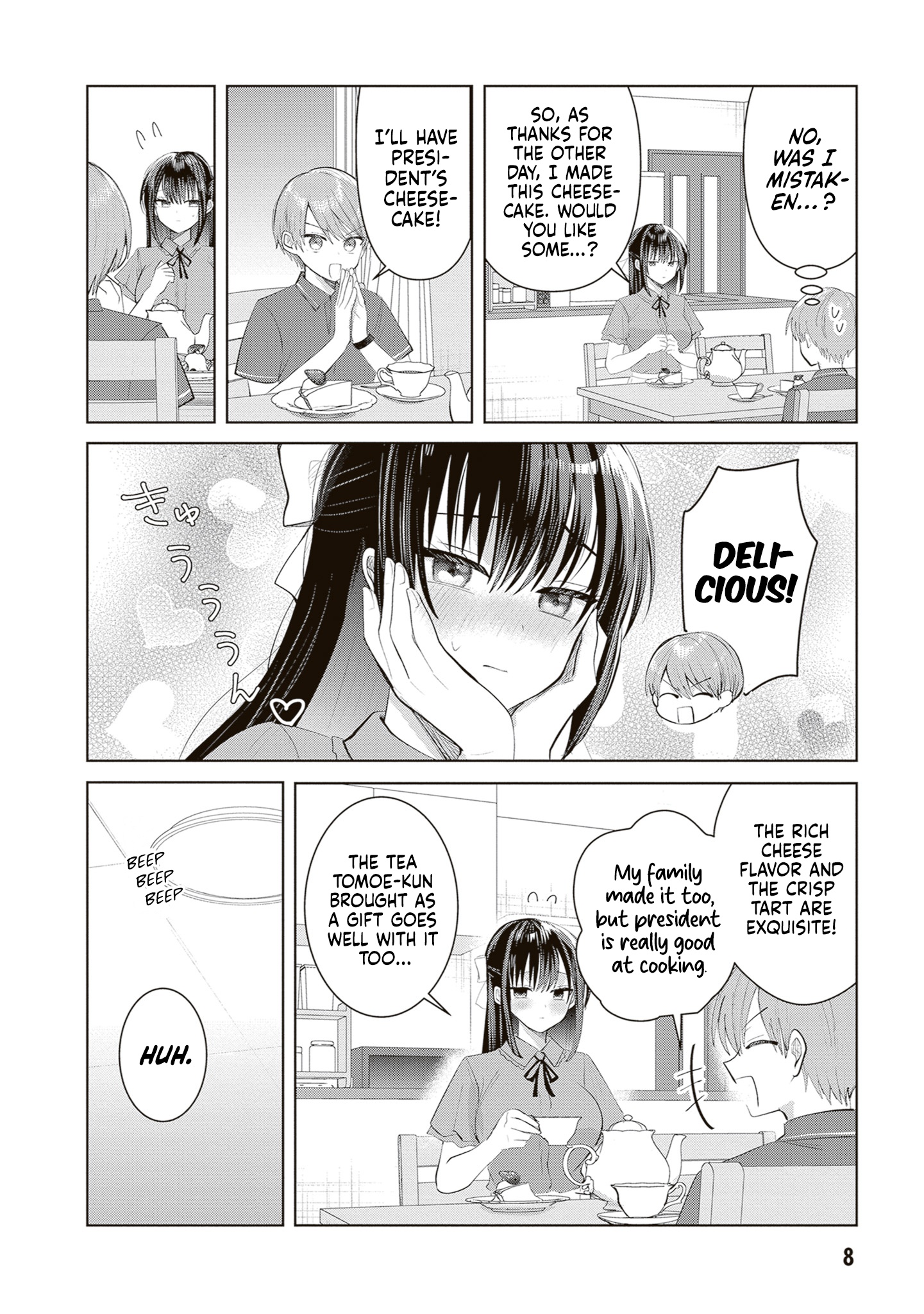 The President Who Can't Say No Wants to Do It Only for Tomoe-Kun - Chapter 29 - Page 10