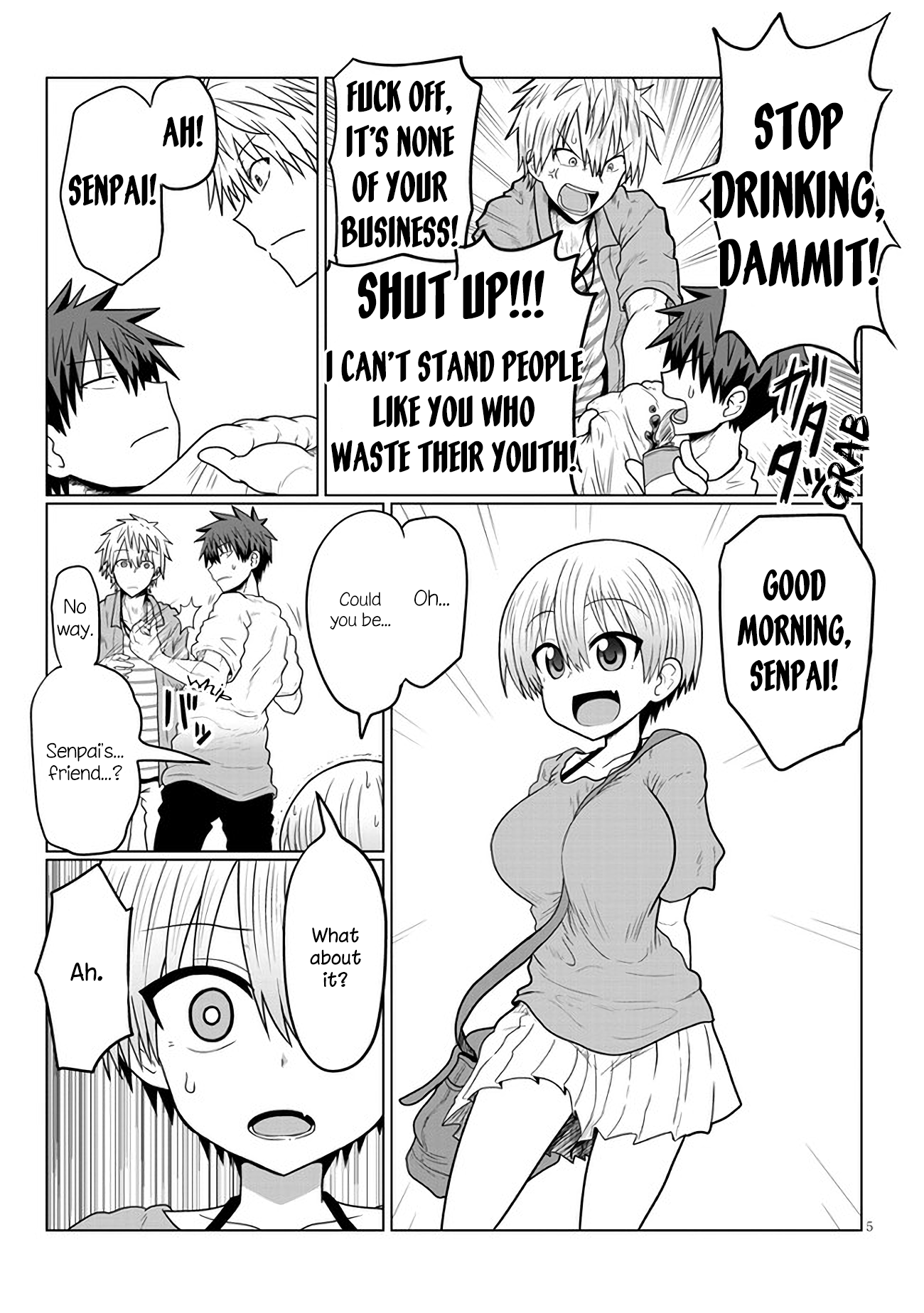 Uzaki-chan Wants to Hang Out! - Chapter 15 - Page 5