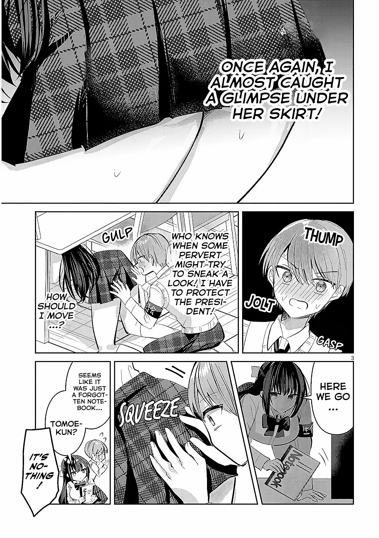 The President Who Can't Say No Wants to Do It Only for Tomoe-Kun - Chapter 10 - Page 4