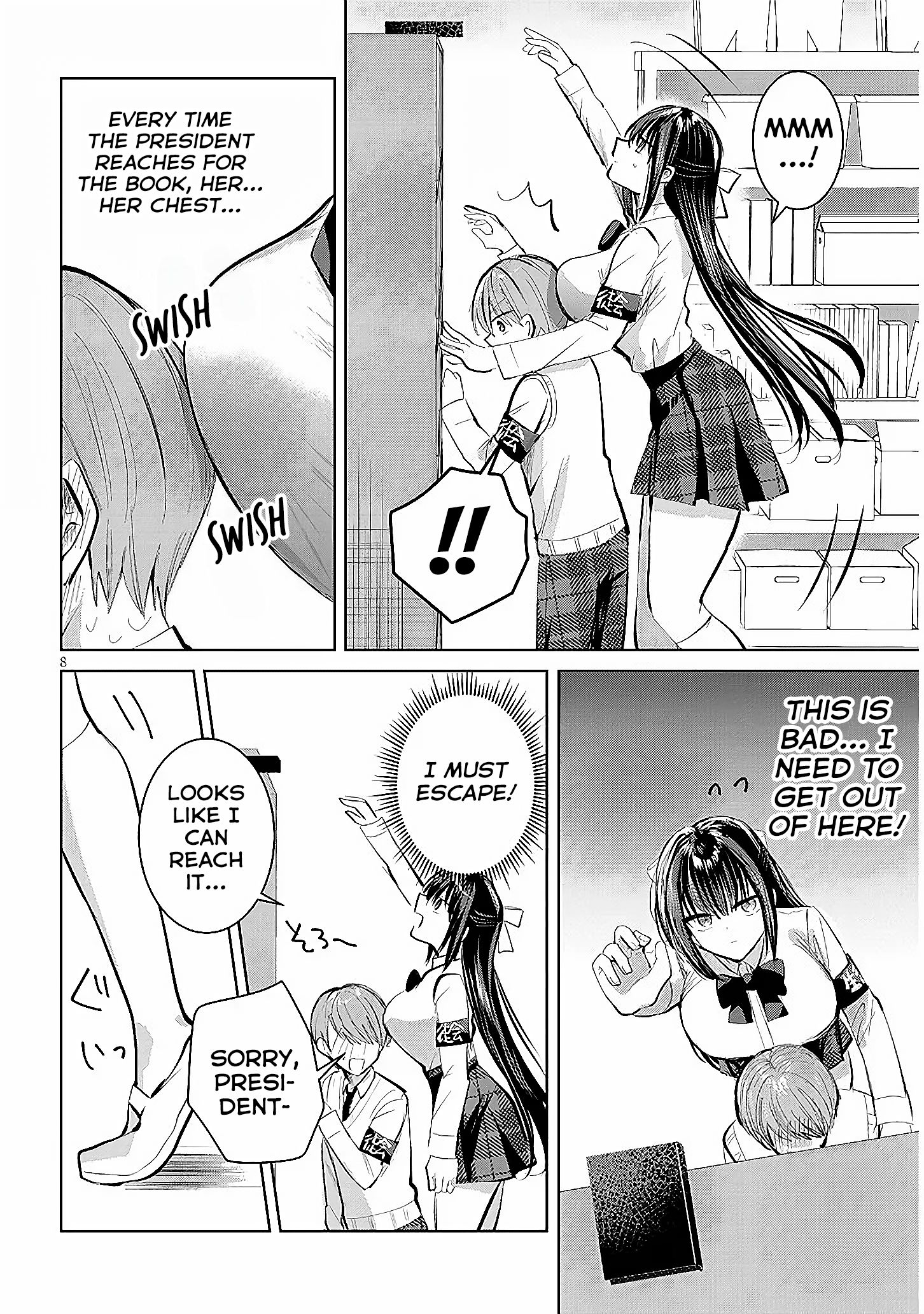 The President Who Can't Say No Wants to Do It Only for Tomoe-Kun - Chapter 10 - Page 9