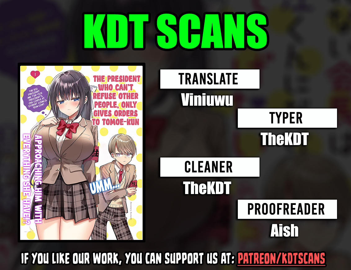 The President Who Can't Say No Wants to Do It Only for Tomoe-Kun - Chapter 10 - Page 1