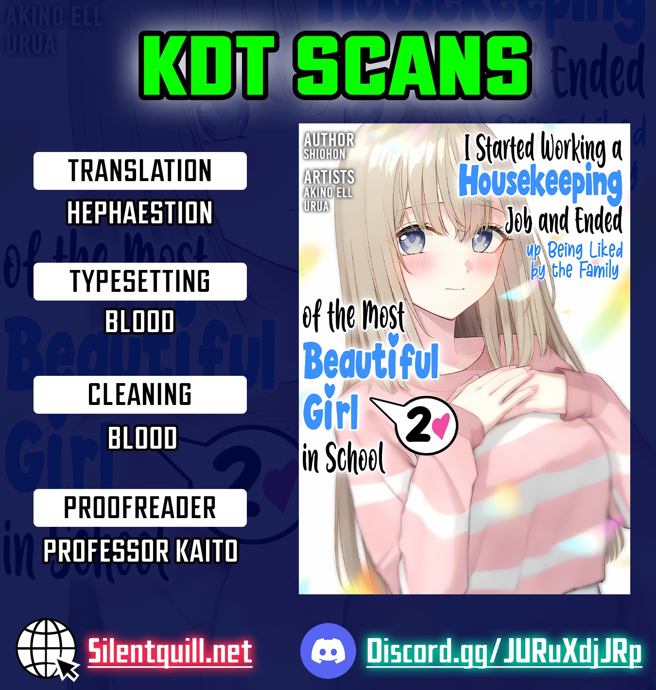 I Started Working a Housekeeping Job and Ended up Being Liked by the Family of the Most Beautiful Girl in School. - Chapter 14 - Page 1
