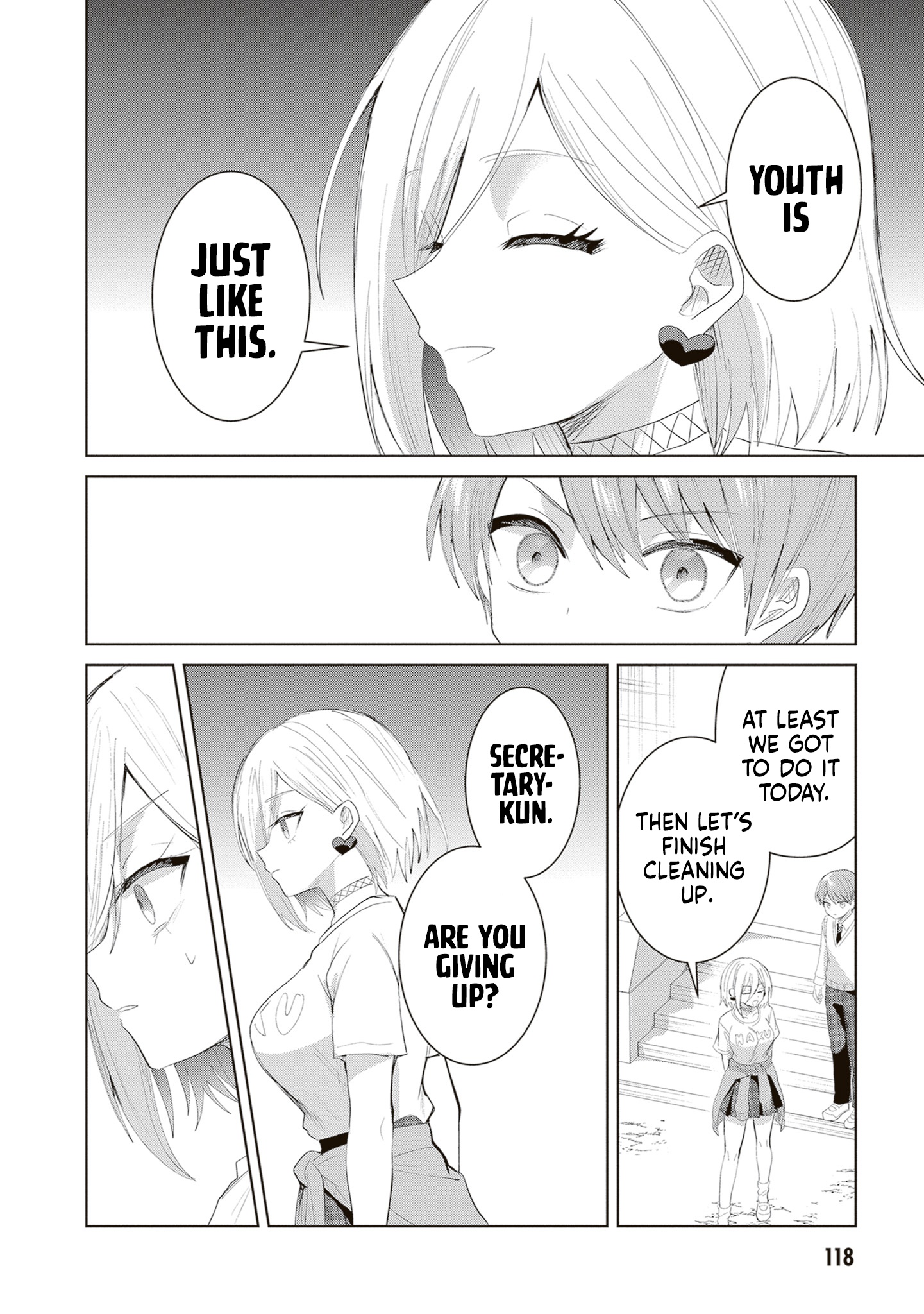The President Who Can't Say No Wants to Do It Only for Tomoe-Kun - Chapter 38 - Page 11