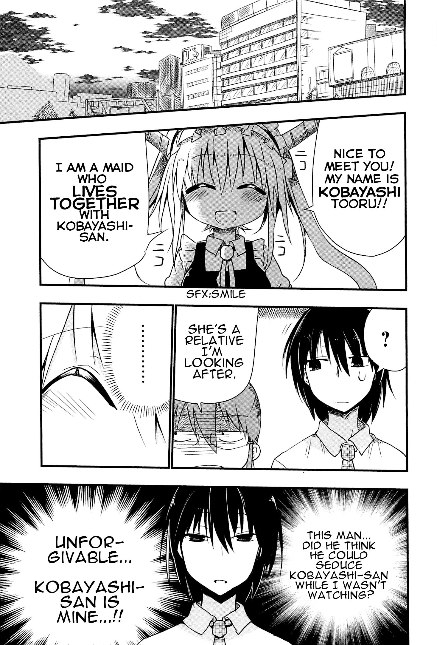 Miss Kobayashi's Dragon Maid - Chapter 4 - Page 3