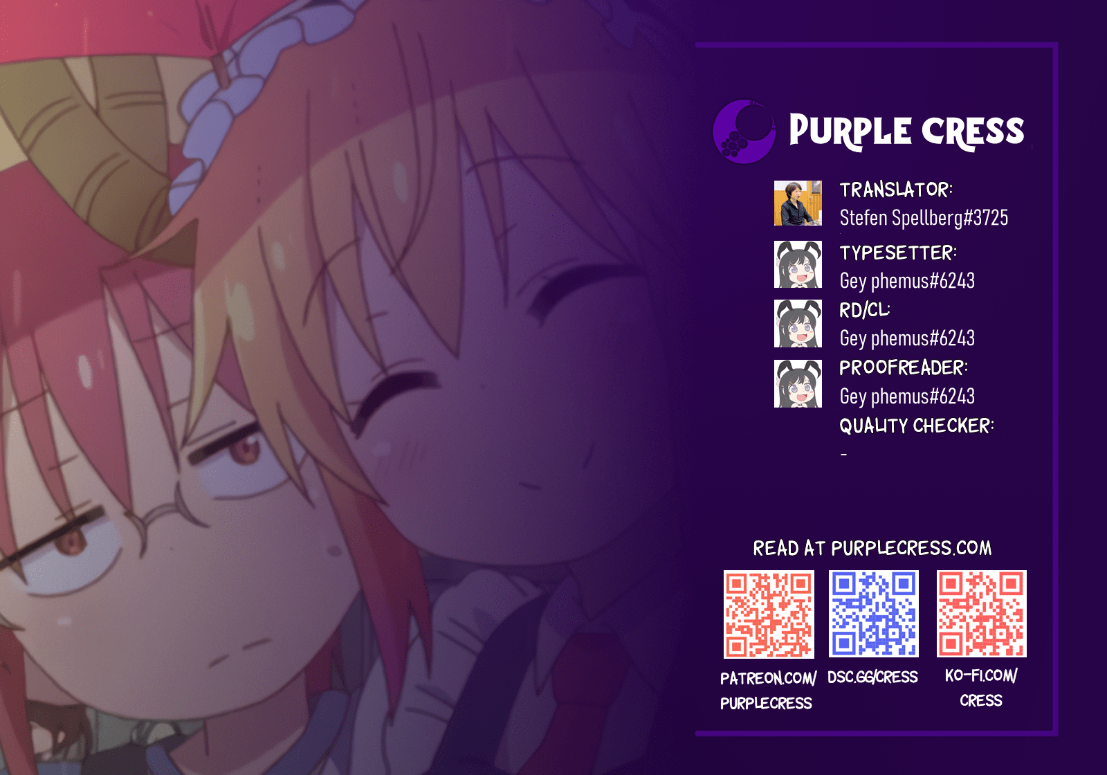 Miss Kobayashi's Dragon Maid - Chapter 107 - Page 1