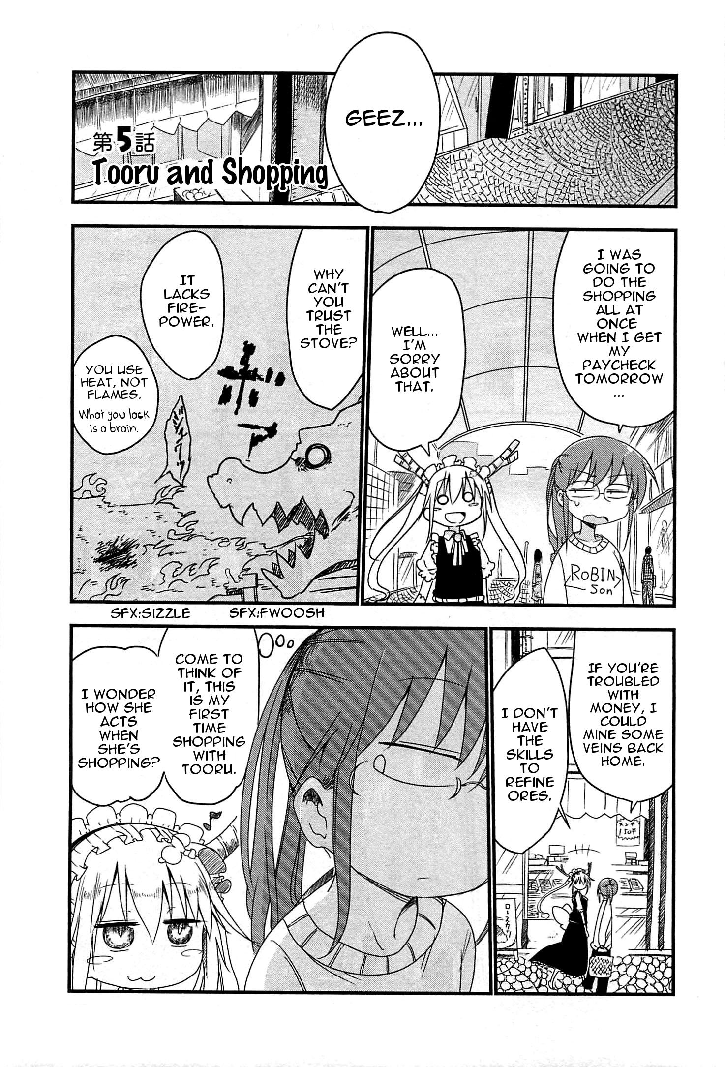 Miss Kobayashi's Dragon Maid - Chapter 5 - Page 1