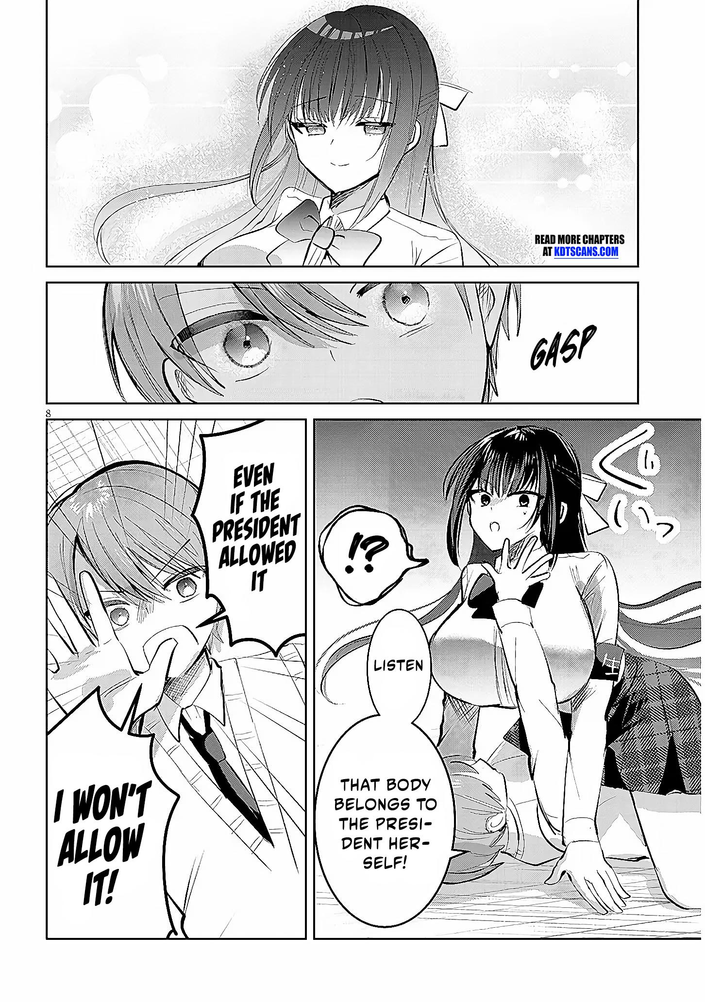 The President Who Can't Say No Wants to Do It Only for Tomoe-Kun - Chapter 7 - Page 9