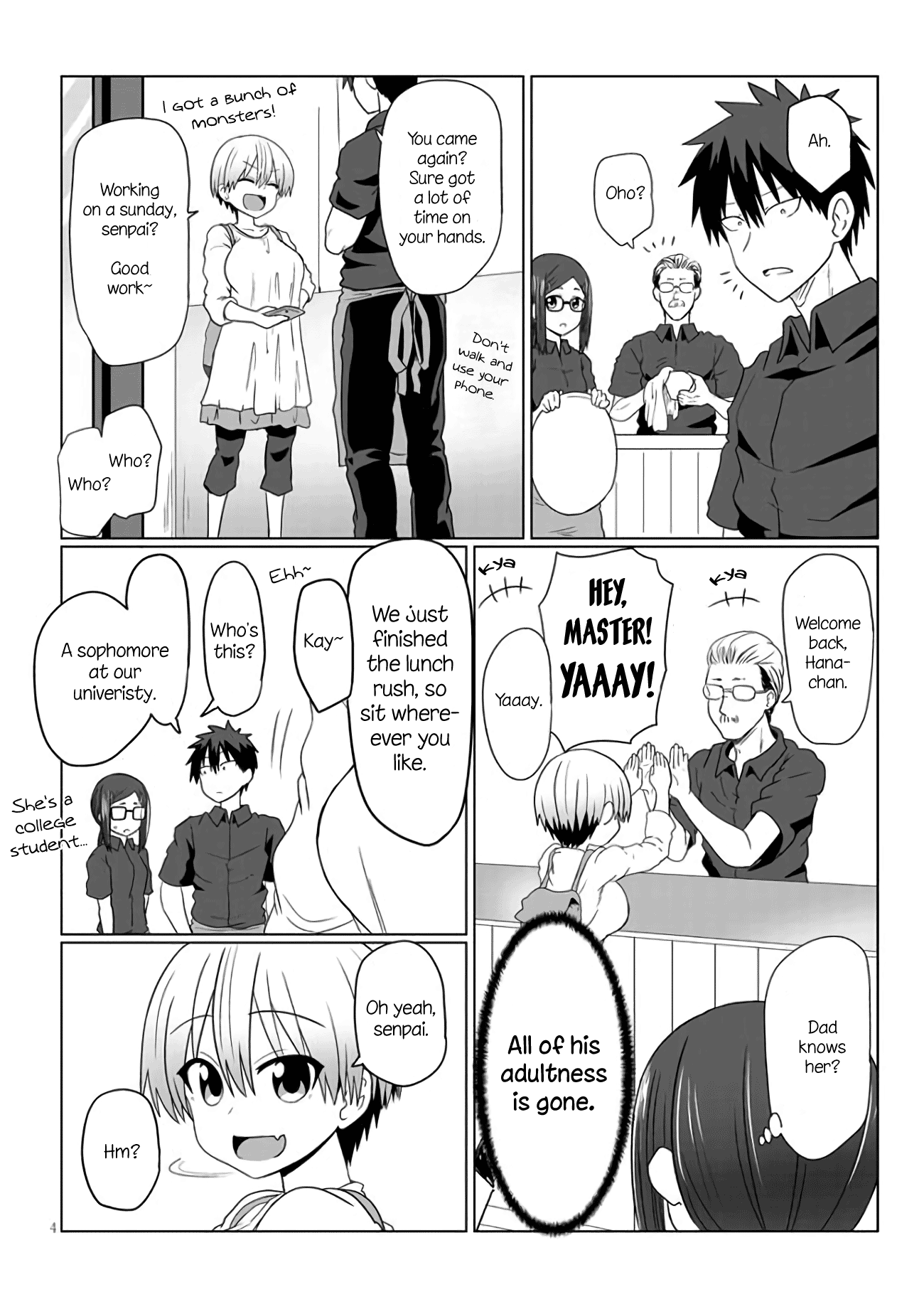 Uzaki-chan Wants to Hang Out! - Chapter 7 - Page 4