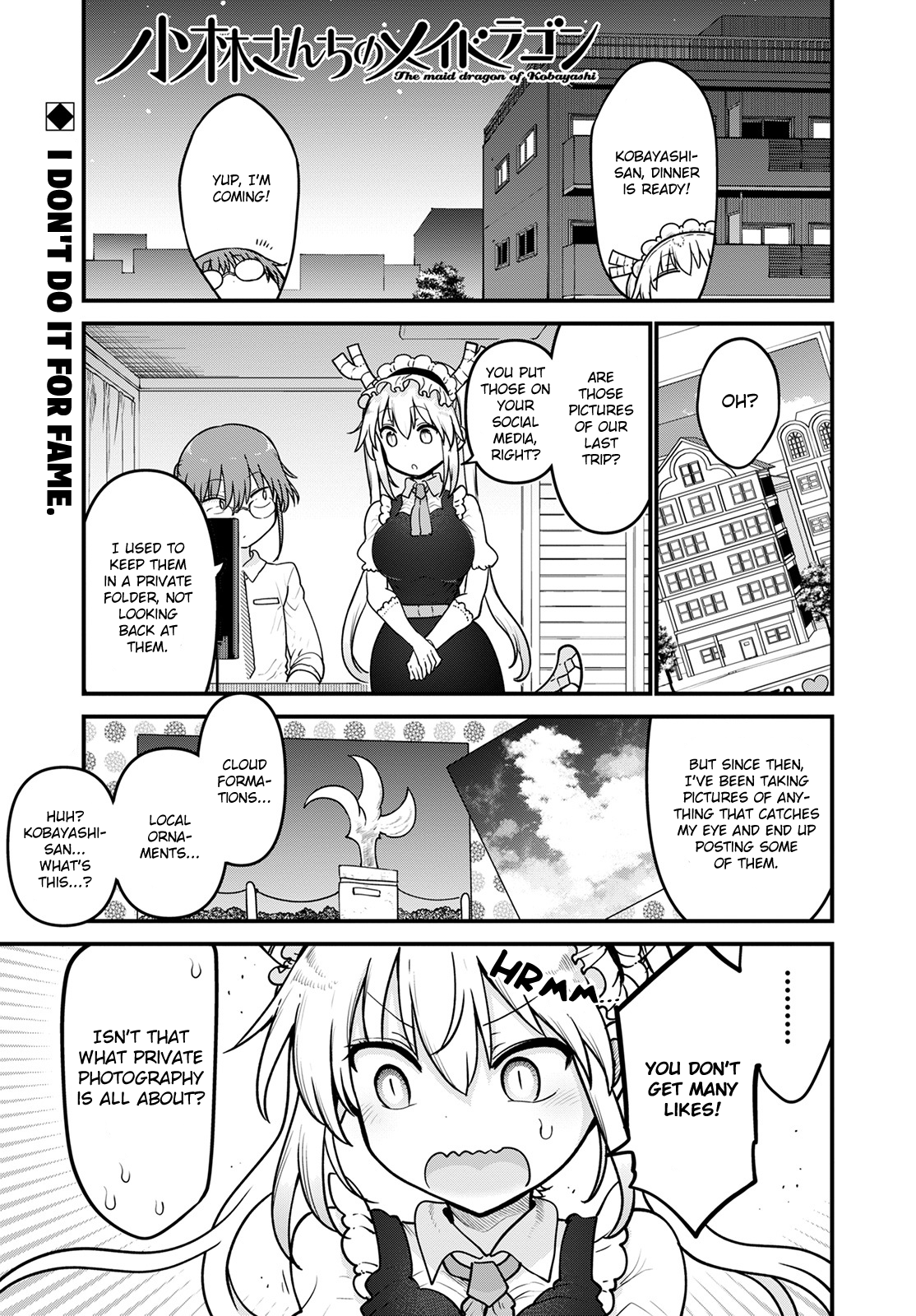Miss Kobayashi's Dragon Maid - Chapter 121 - Page 1