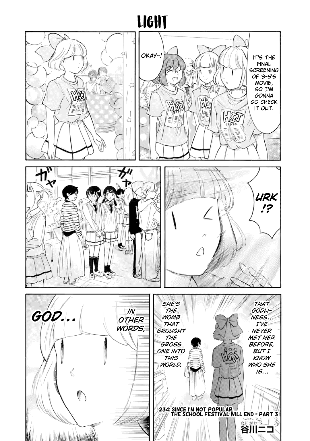 No Matter How I Look at It, It's You Guys' Fault I'm Not Popular! - Chapter 234.3 - Page 1