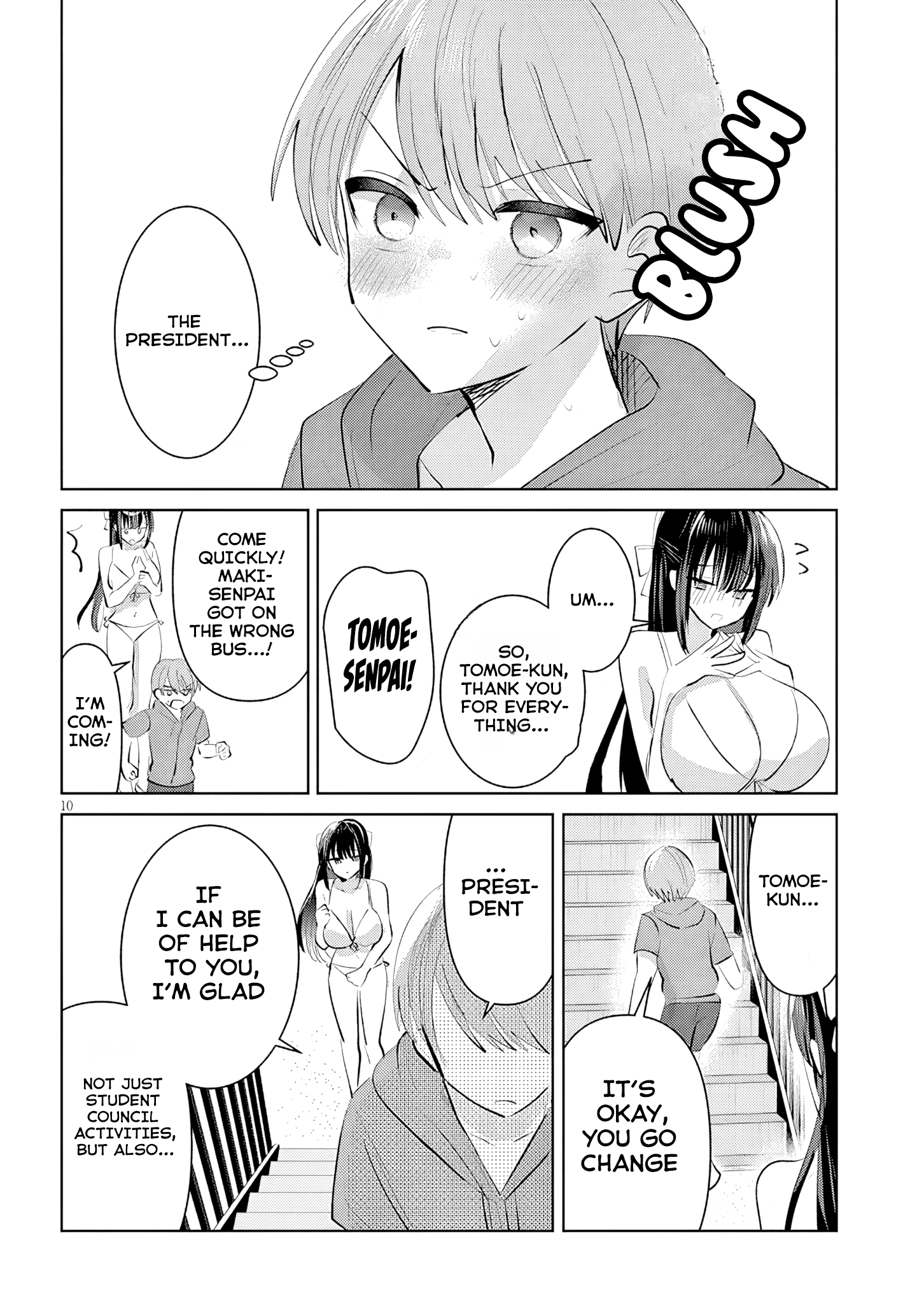 The President Who Can't Say No Wants to Do It Only for Tomoe-Kun - Chapter 20 - Page 11