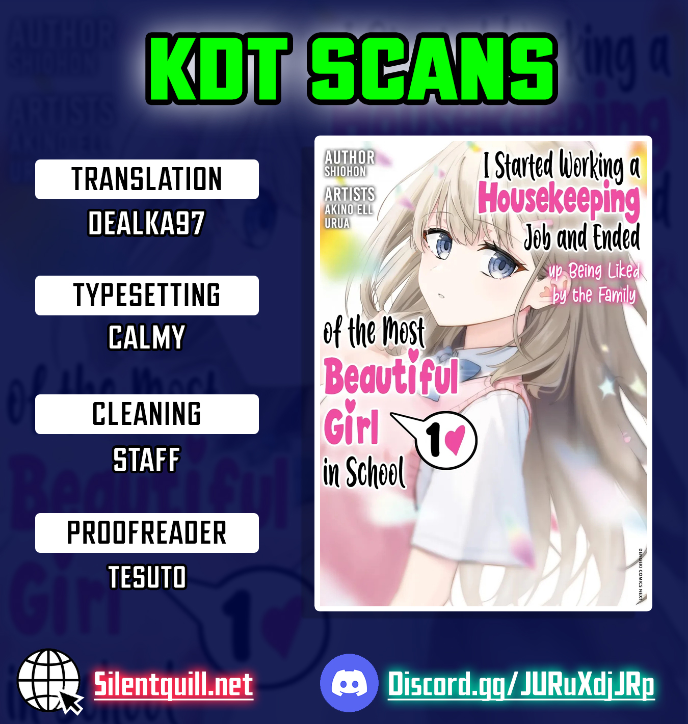 I Started Working a Housekeeping Job and Ended up Being Liked by the Family of the Most Beautiful Girl in School. - Chapter 10 - Page 1