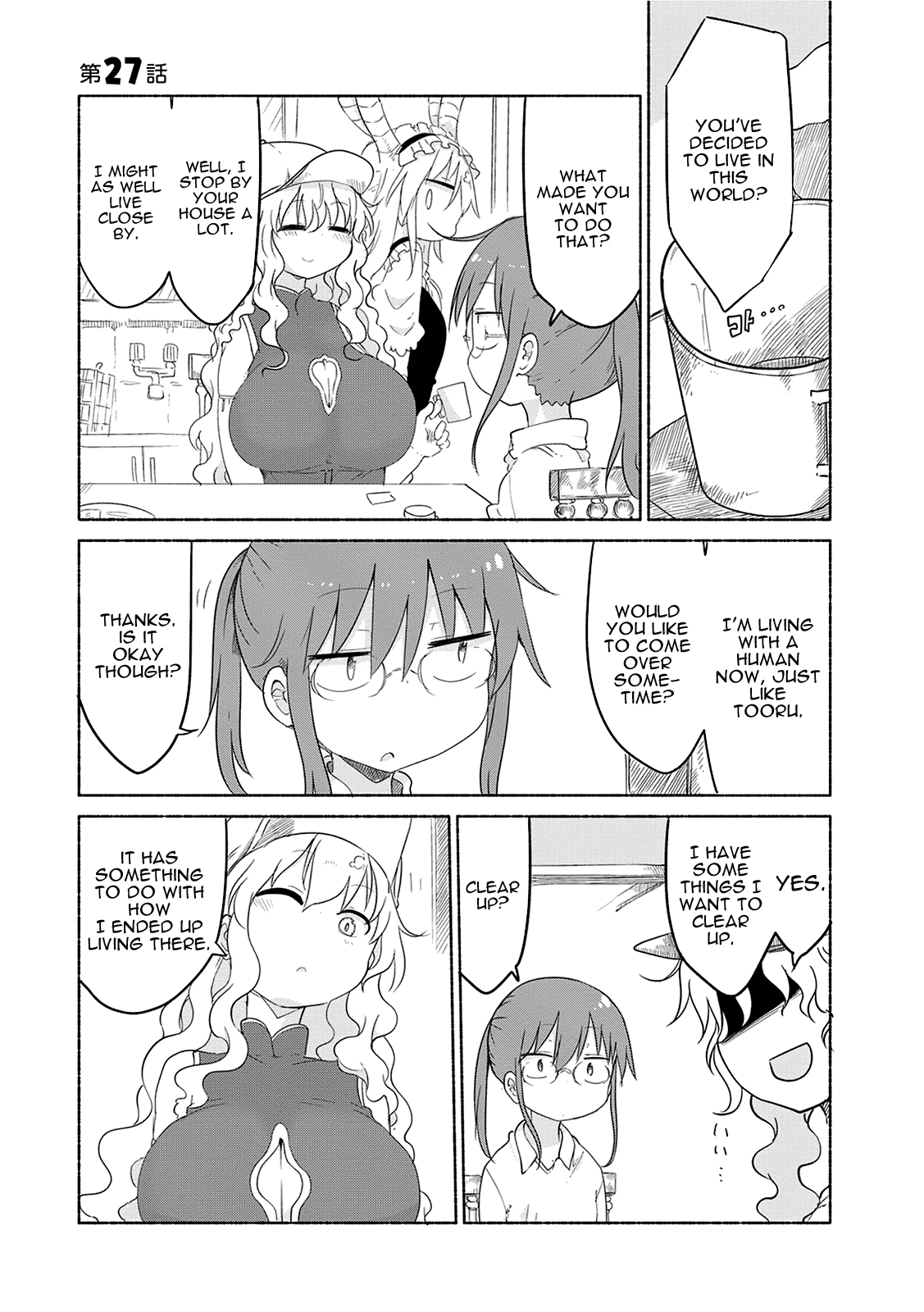 Miss Kobayashi's Dragon Maid - Chapter 27 - Page 2