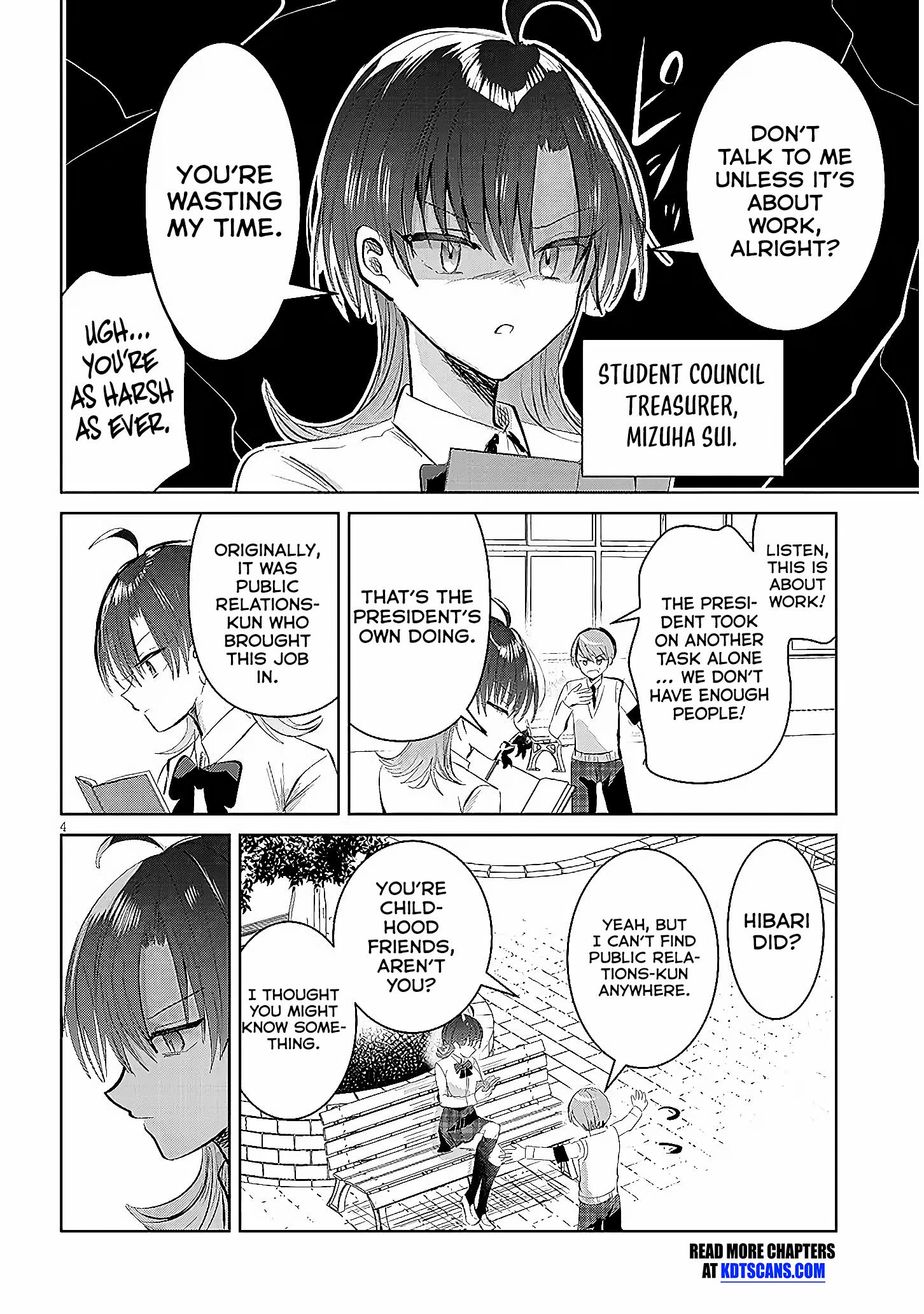 The President Who Can't Say No Wants to Do It Only for Tomoe-Kun - Chapter 9 - Page 5