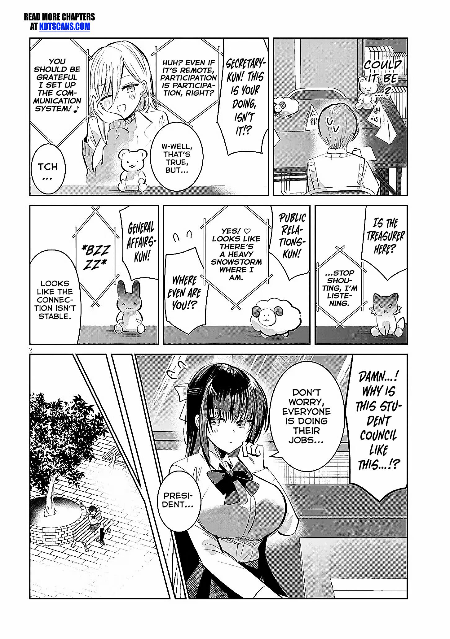The President Who Can't Say No Wants to Do It Only for Tomoe-Kun - Chapter 9 - Page 3