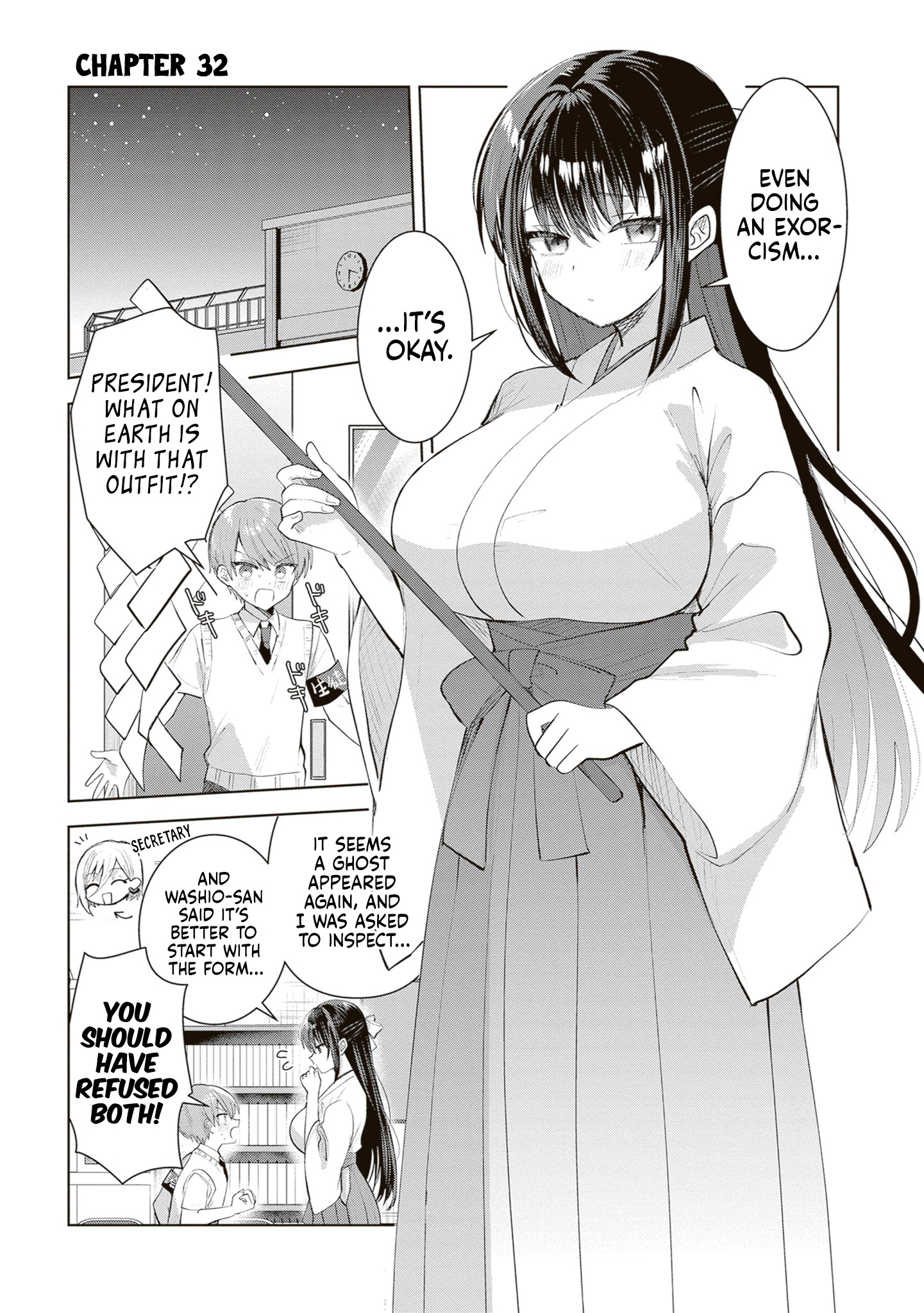 The President Who Can't Say No Wants to Do It Only for Tomoe-Kun - Chapter 32 - Page 2