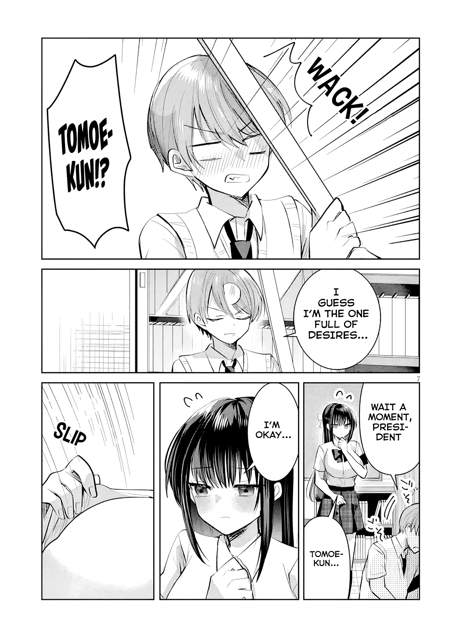 The President Who Can't Say No Wants to Do It Only for Tomoe-Kun - Chapter 21 - Page 8
