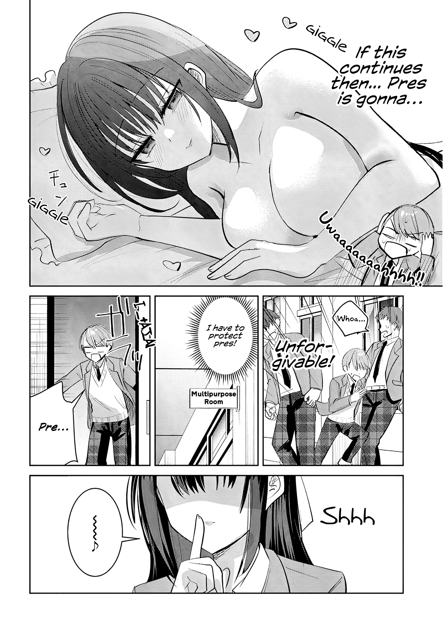 The President Who Can't Say No Wants to Do It Only for Tomoe-Kun - Chapter 2 - Page 5