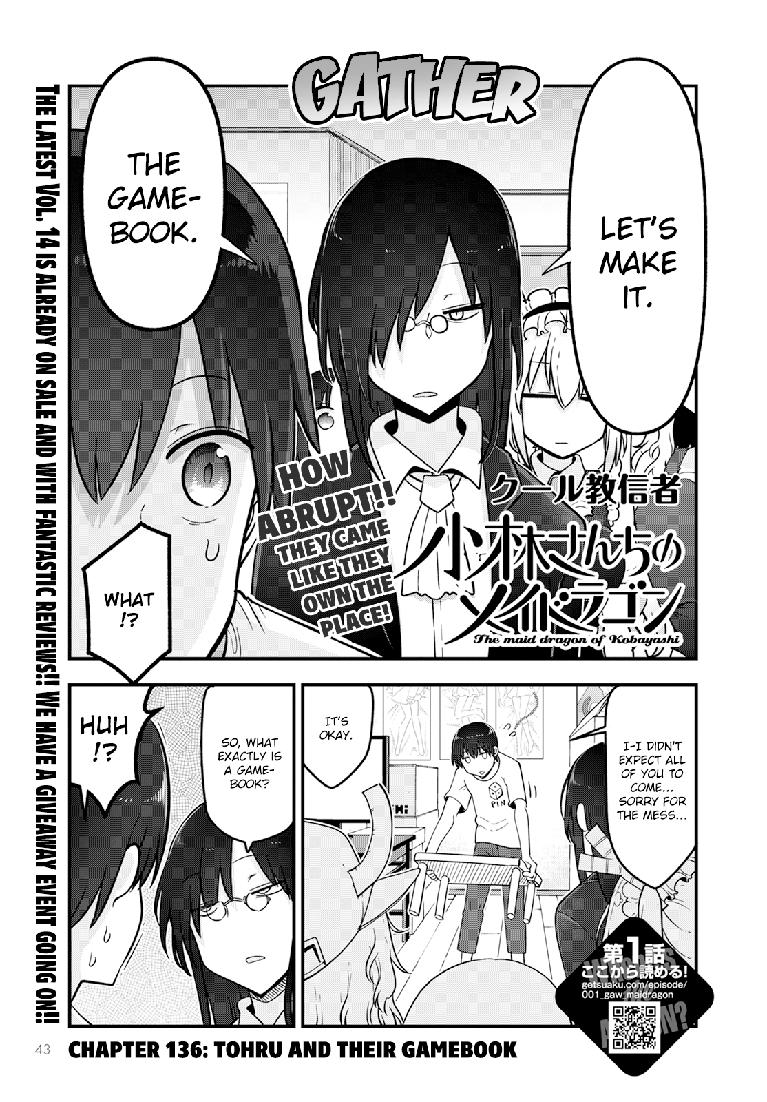 Miss Kobayashi's Dragon Maid - Chapter 136 - Page 1