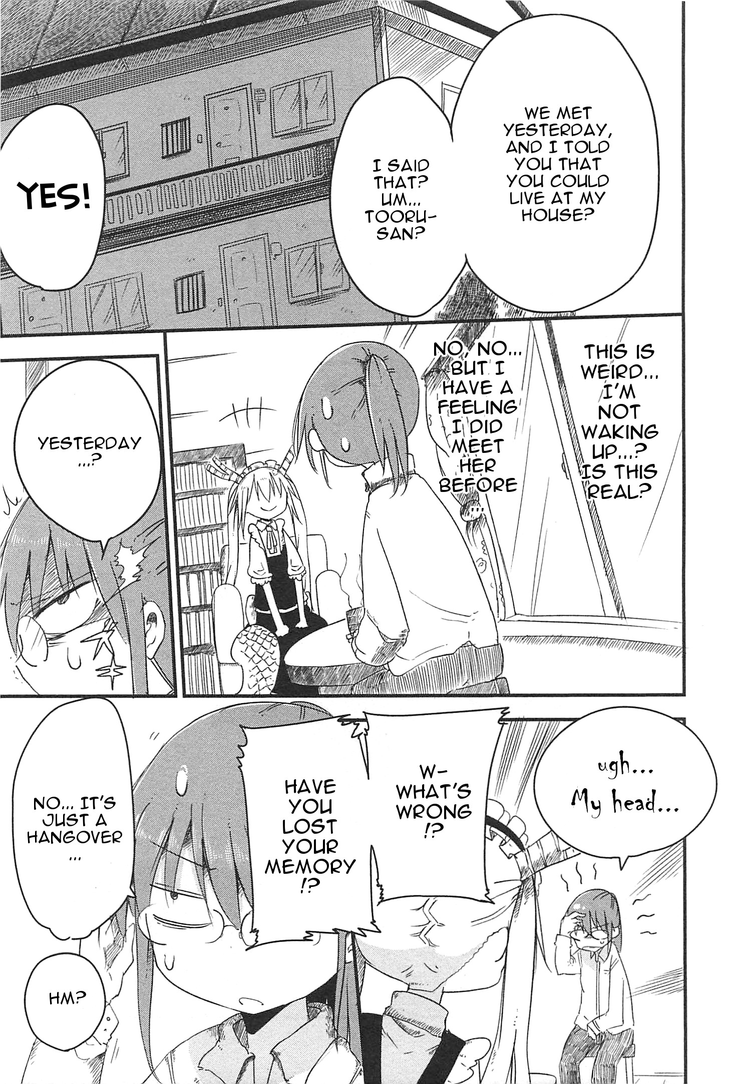 Miss Kobayashi's Dragon Maid - Chapter 2 - Page 5