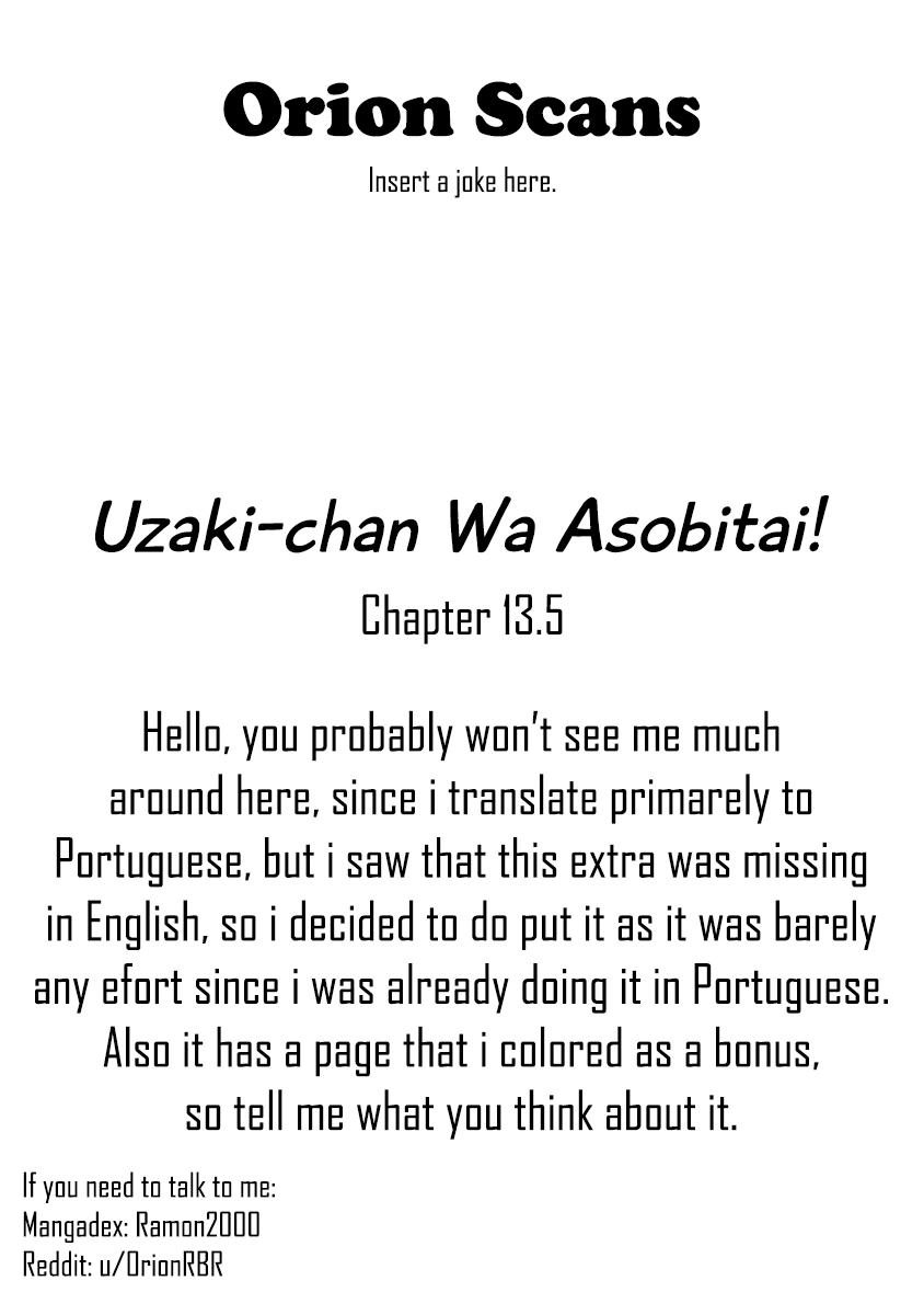 Uzaki-chan Wants to Hang Out! - Chapter 13.5 - Page 7