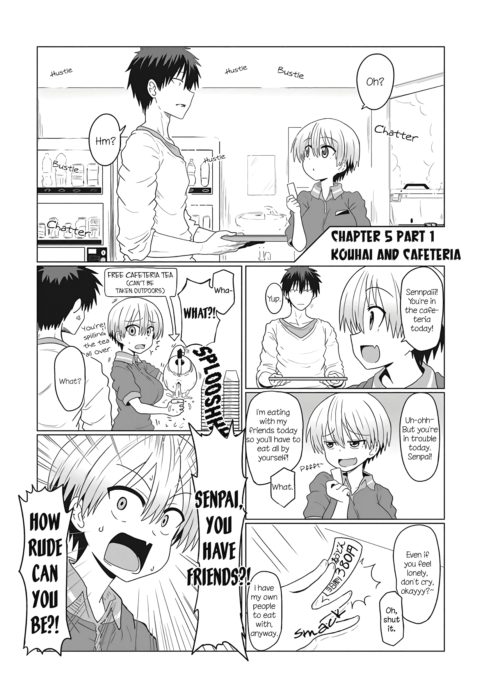 Uzaki-chan Wants to Hang Out! - Chapter 5.1 - Page 1