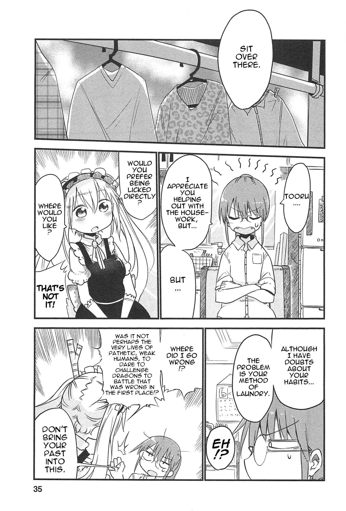 Miss Kobayashi's Dragon Maid - Chapter 3 - Page 3