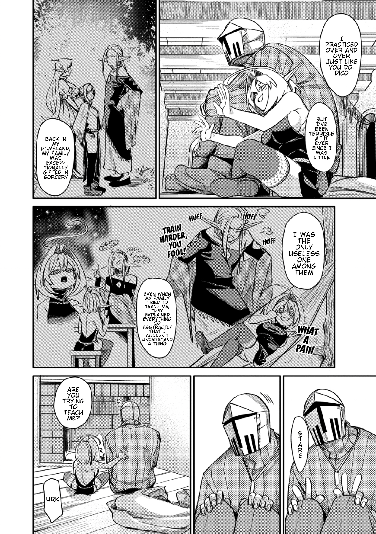 The Elf Picked Up the Heavy Knight - Chapter 3 - Page 4